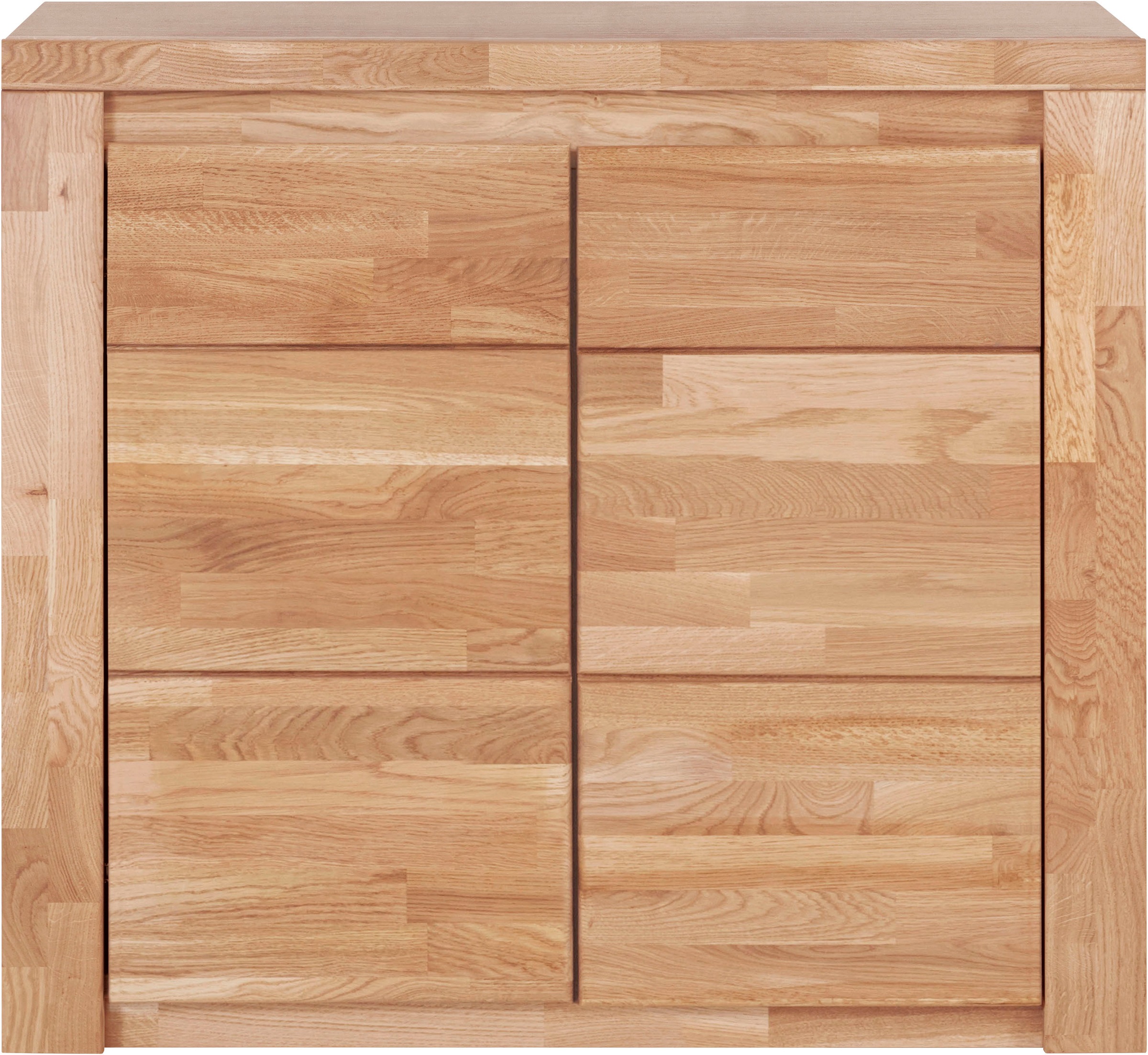 Home affaire Kommode »Burano,90cm breit,35 cm tief, Fronten Massivholz«, Ho günstig online kaufen