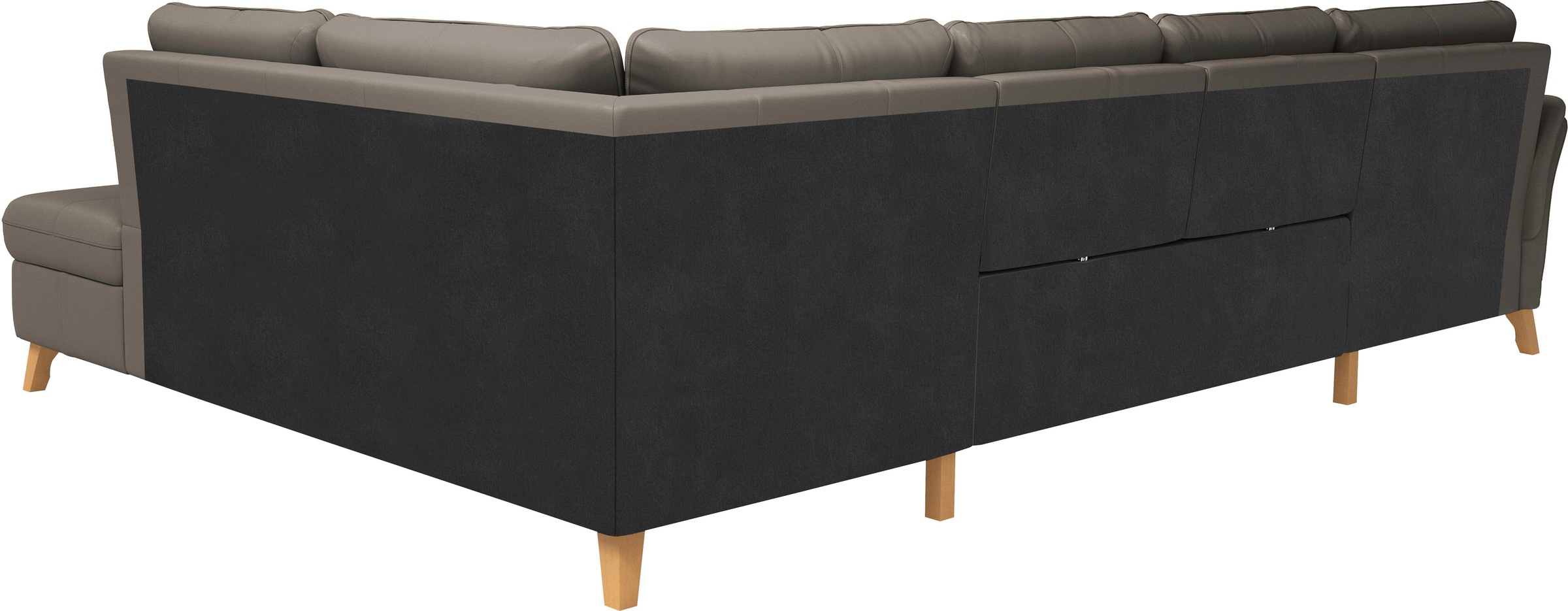 sit&more Wohnlandschaft »Göteborg«, inkl. Sitztiefenverstellung, wahlweise mit Bettfunktion & Bettkasten
