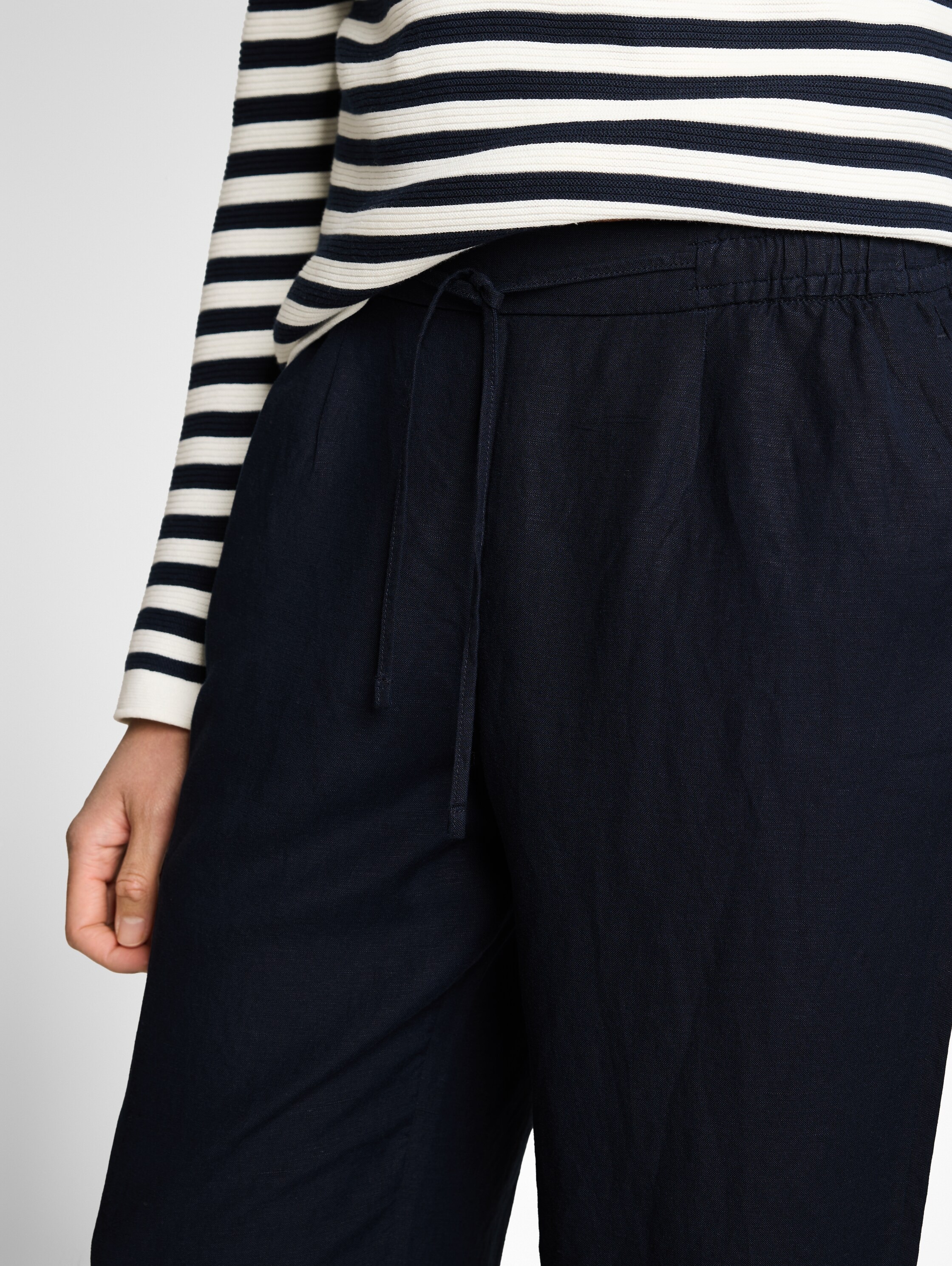 TOM TAILOR Leinenhose  mit Tunnelzug