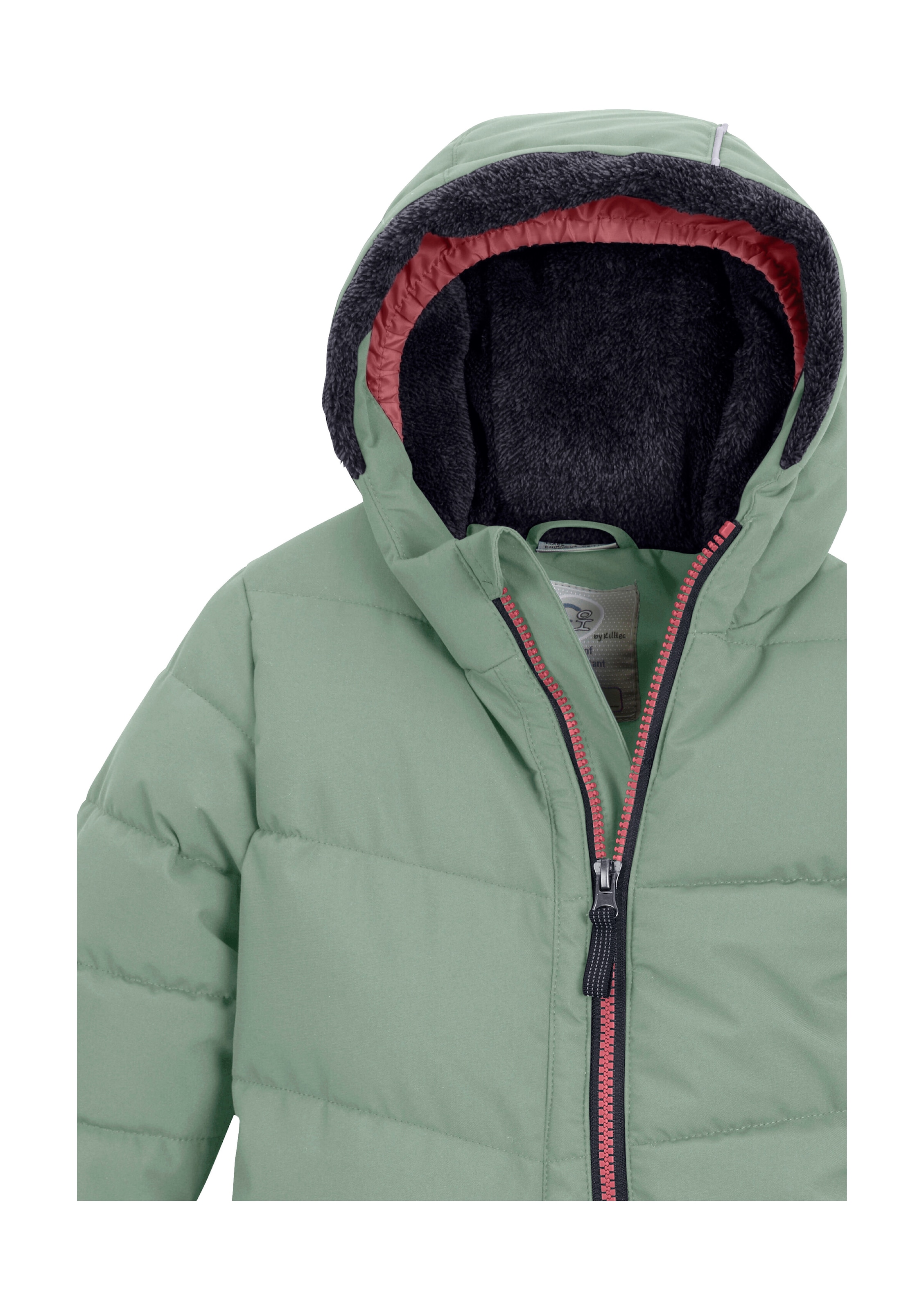 first instinct by killtec Overall »FIOW 20 MNS QLTD ONPC« Steppoverall mit Kapuze, 10.000 mm Wassersäule, Teddyfell innen