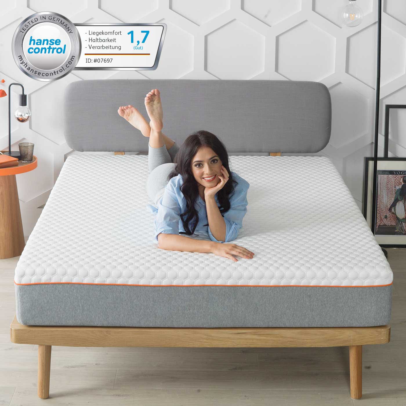 OCTAsleep Komfortschaummatratze "Octasleep Smart Matress", 18 cm hoch, (1 S günstig online kaufen