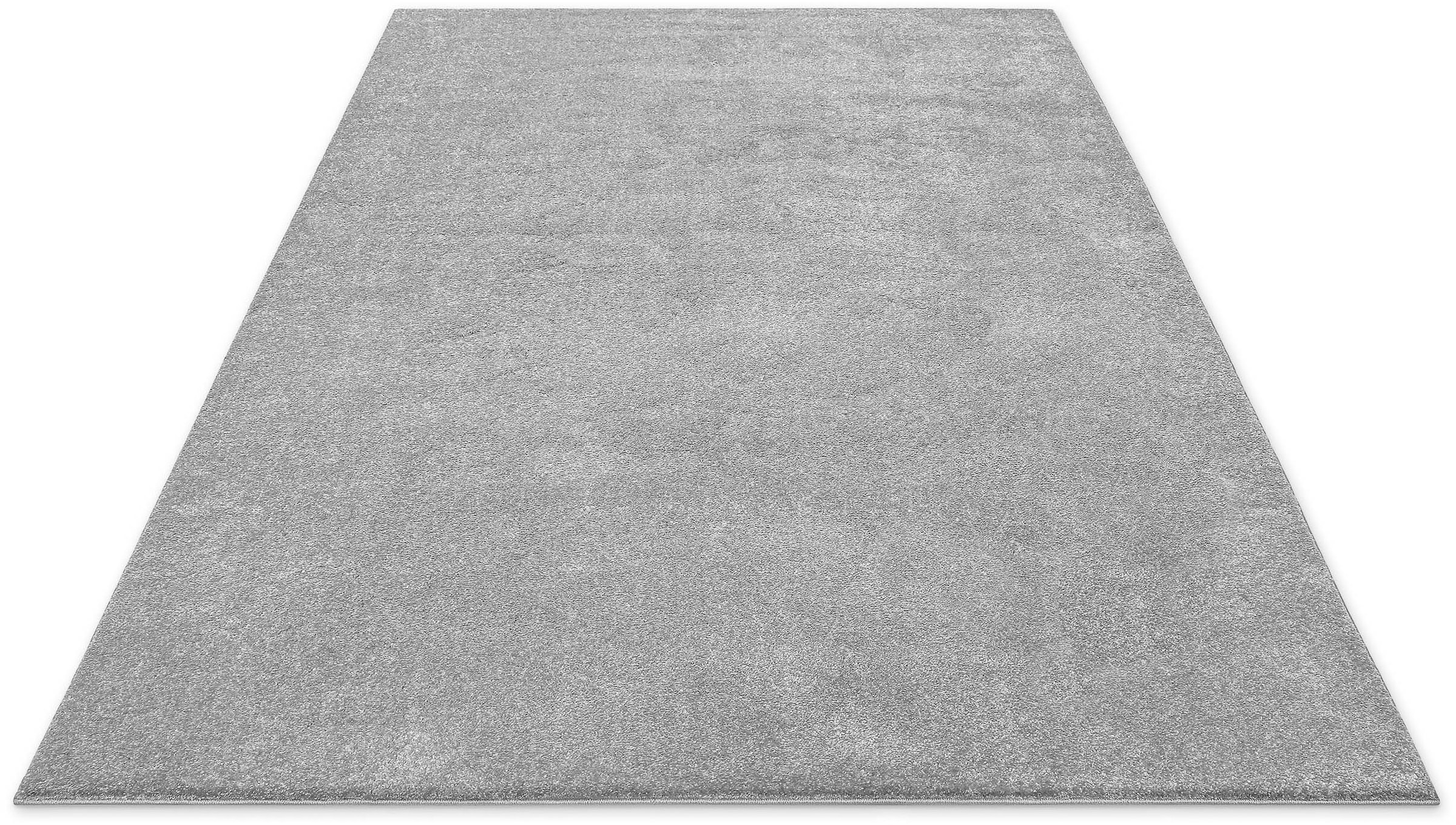 OTTO home Teppich »Lisbea« rechteckig 17 mm Höhe moderner dichter weicher Kurzflorteppich, Wohnzimmer, Schlafzimmer