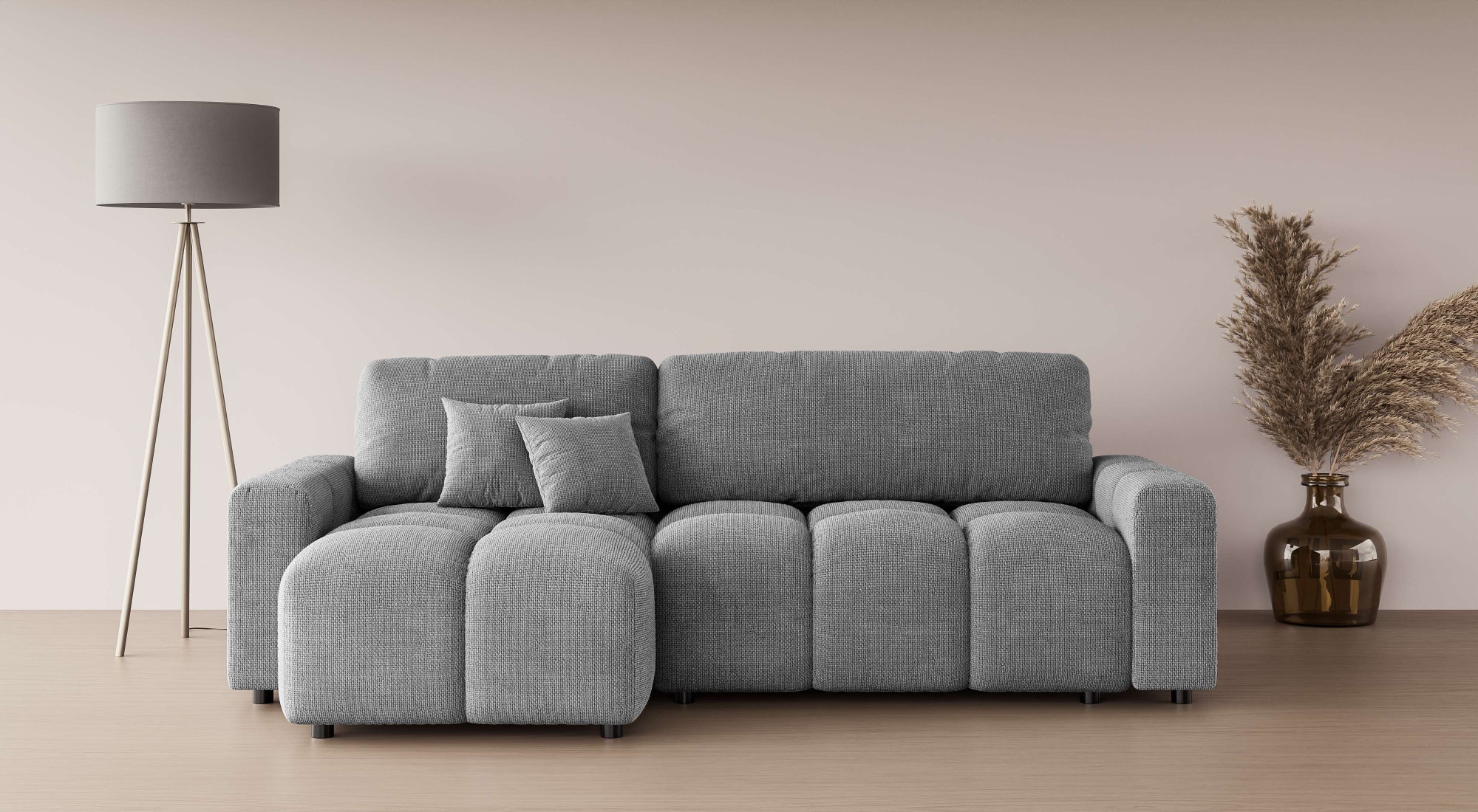 Home affaire Ecksofa »FELICI, Schlafsofa 233cm, L-Form mit Recamiere beidse günstig online kaufen