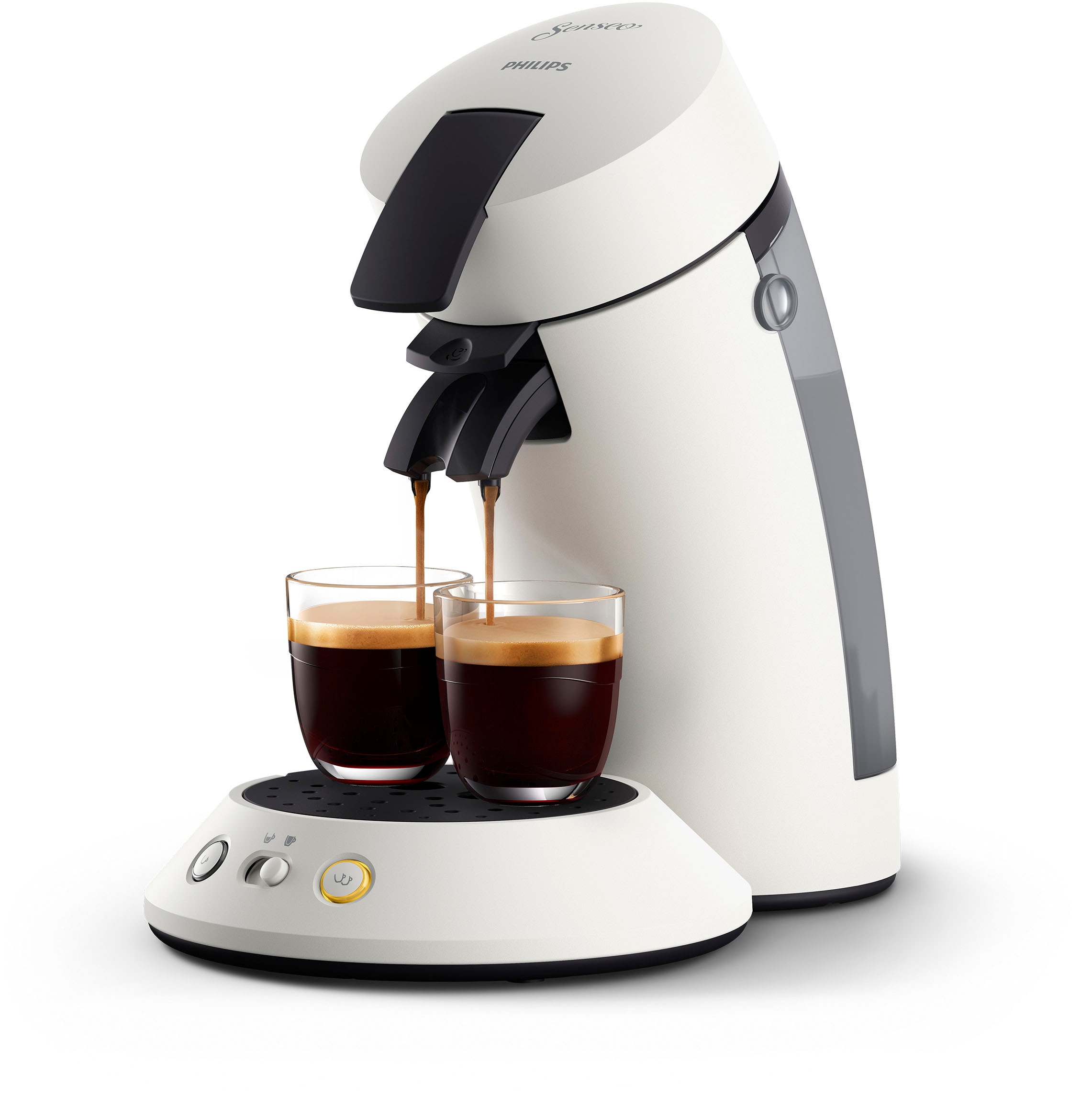 Philips Senseo Kaffeepadmaschine »Original Plus CSA210/60, mit zwei Kaffee-Einstellungen« aus 28% rec. Plastik