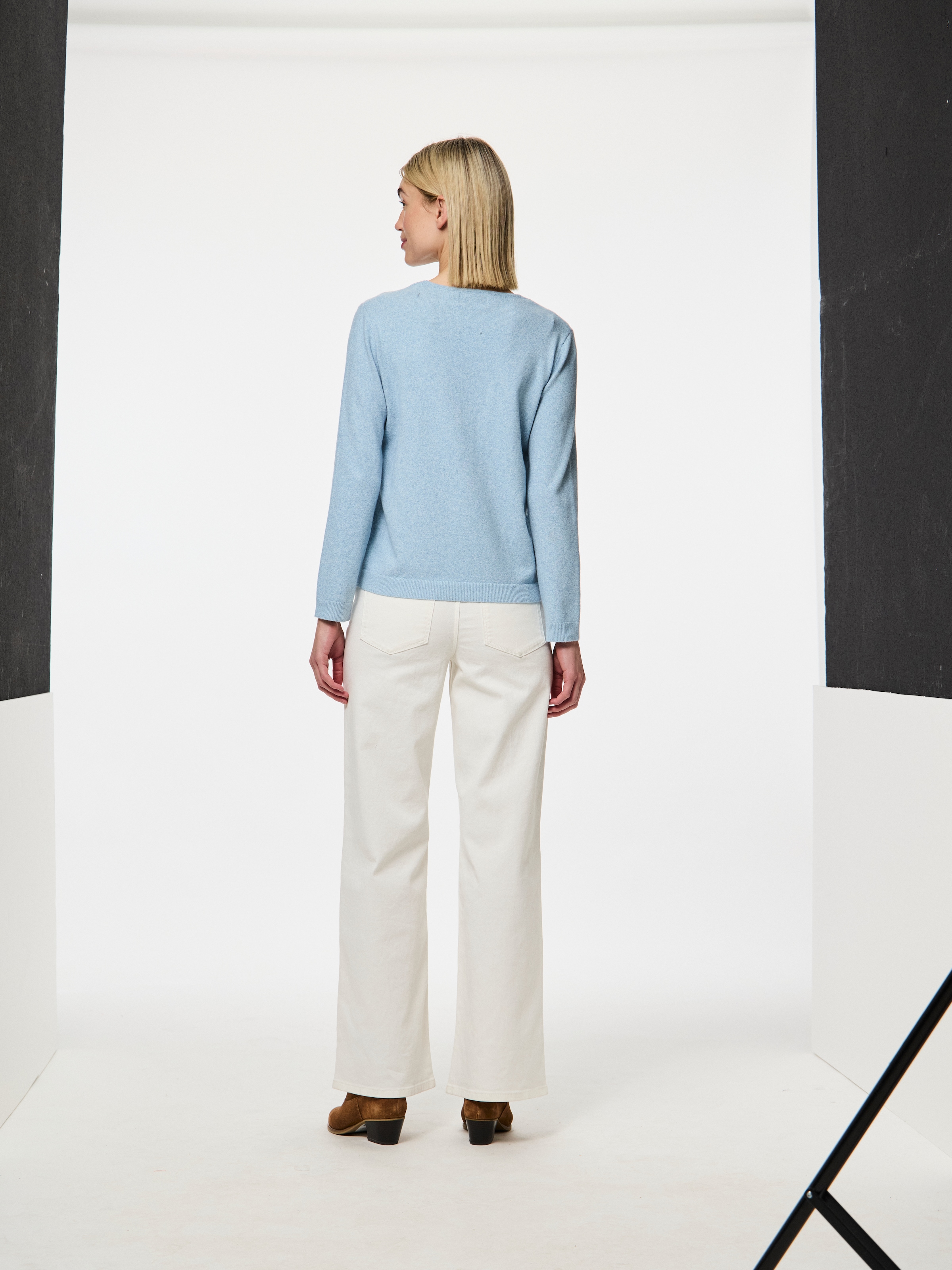 pieces V-Ausschnitt-Pullover »PCBREE LS V-NECK KNIT NOOS BC«