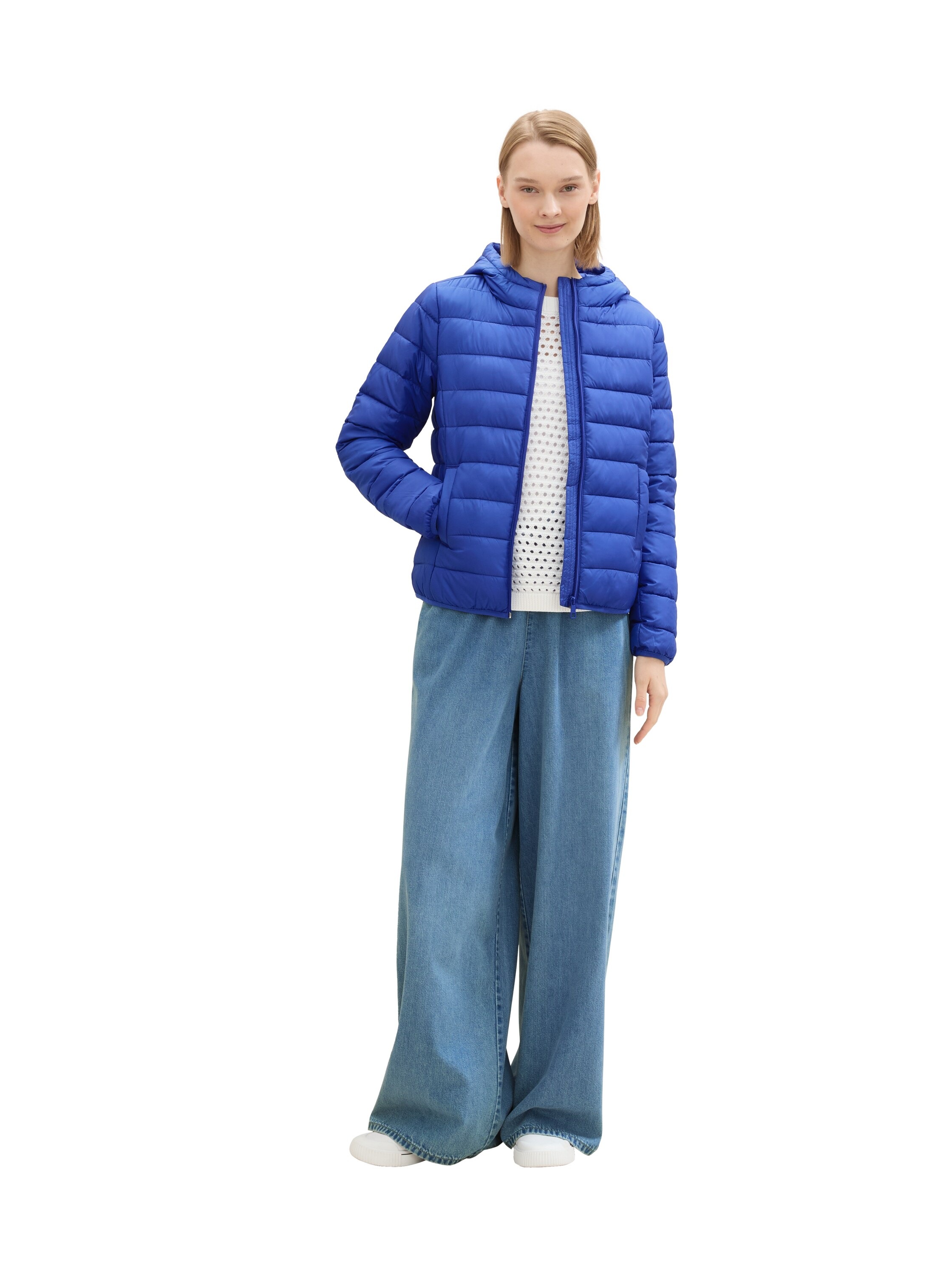 TOM TAILOR Denim Steppjacke mit Kapuze mit Kapuze