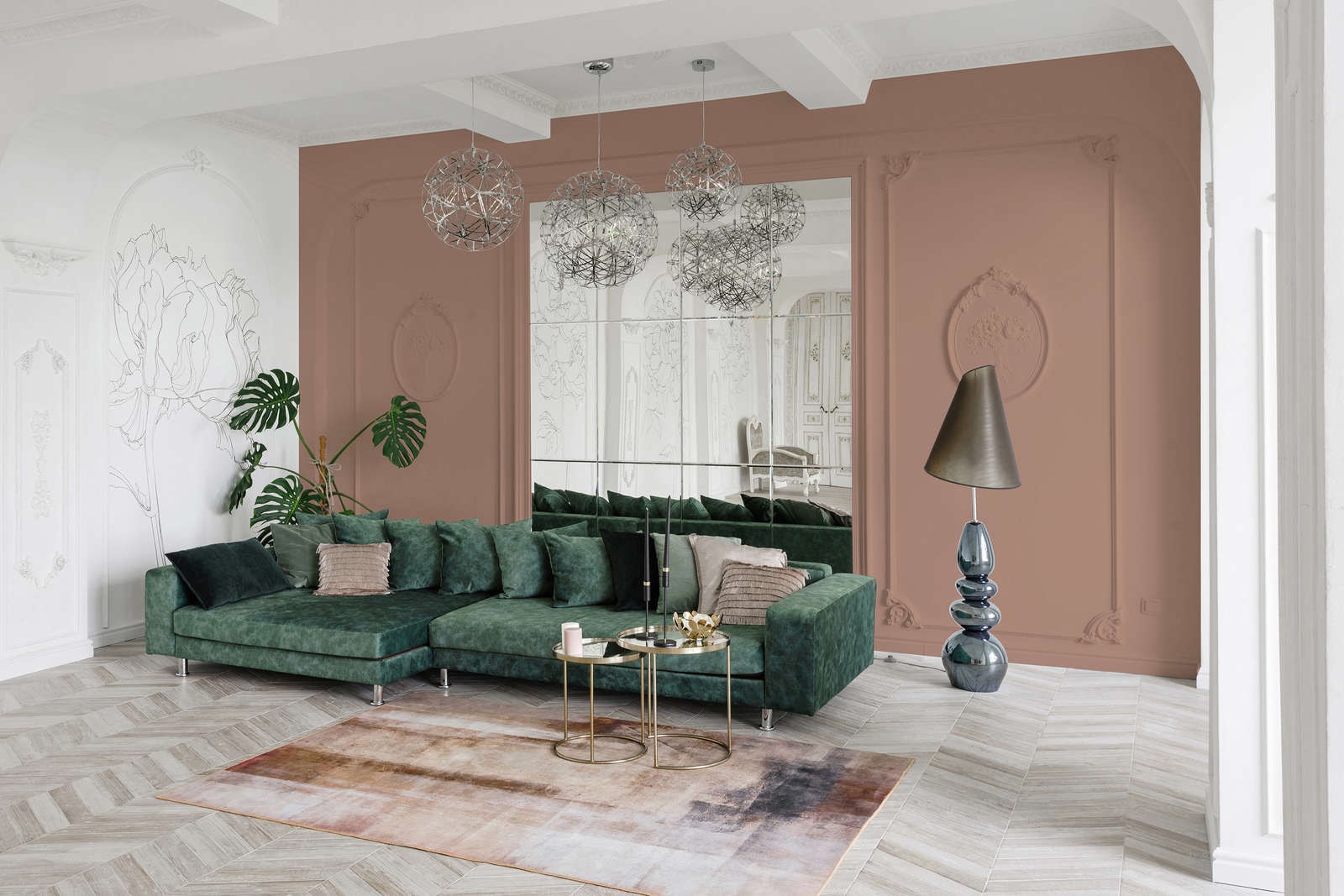 A.S. Création Wandfarbe »Premium Innenwandfarbe PURO Tuchmatt rosy beige« ideal für Wohnzimmer, Schlafzimmer, Flur und Küche, Farbwelt Beige