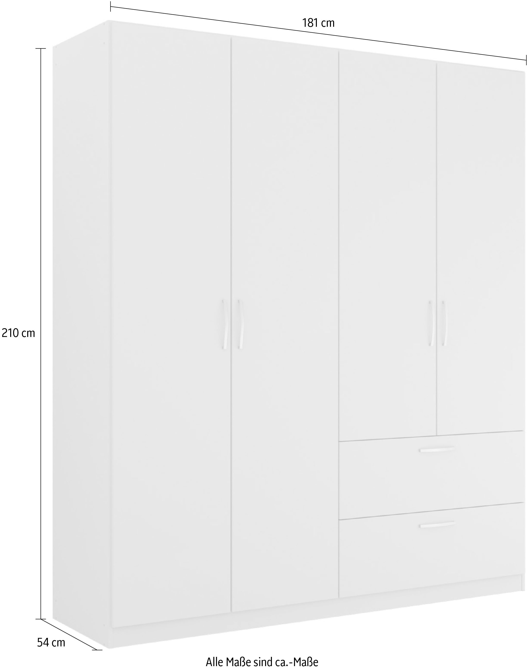 rauch Drehtürenschrank »Pure by Quadra Spin«