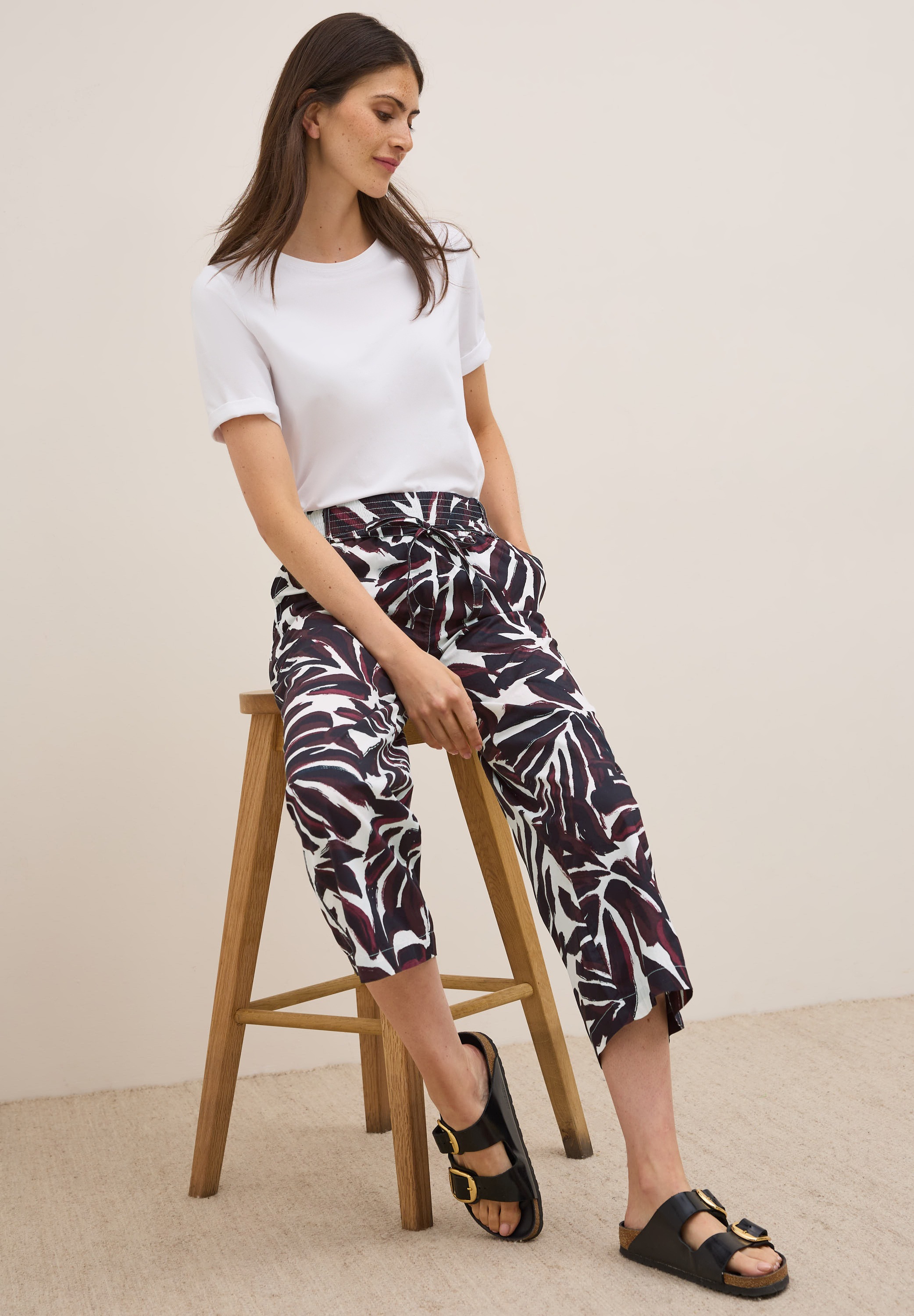 Cecil Stoffhose »Style NEELE«  Sommerhose mit grafischem Muster