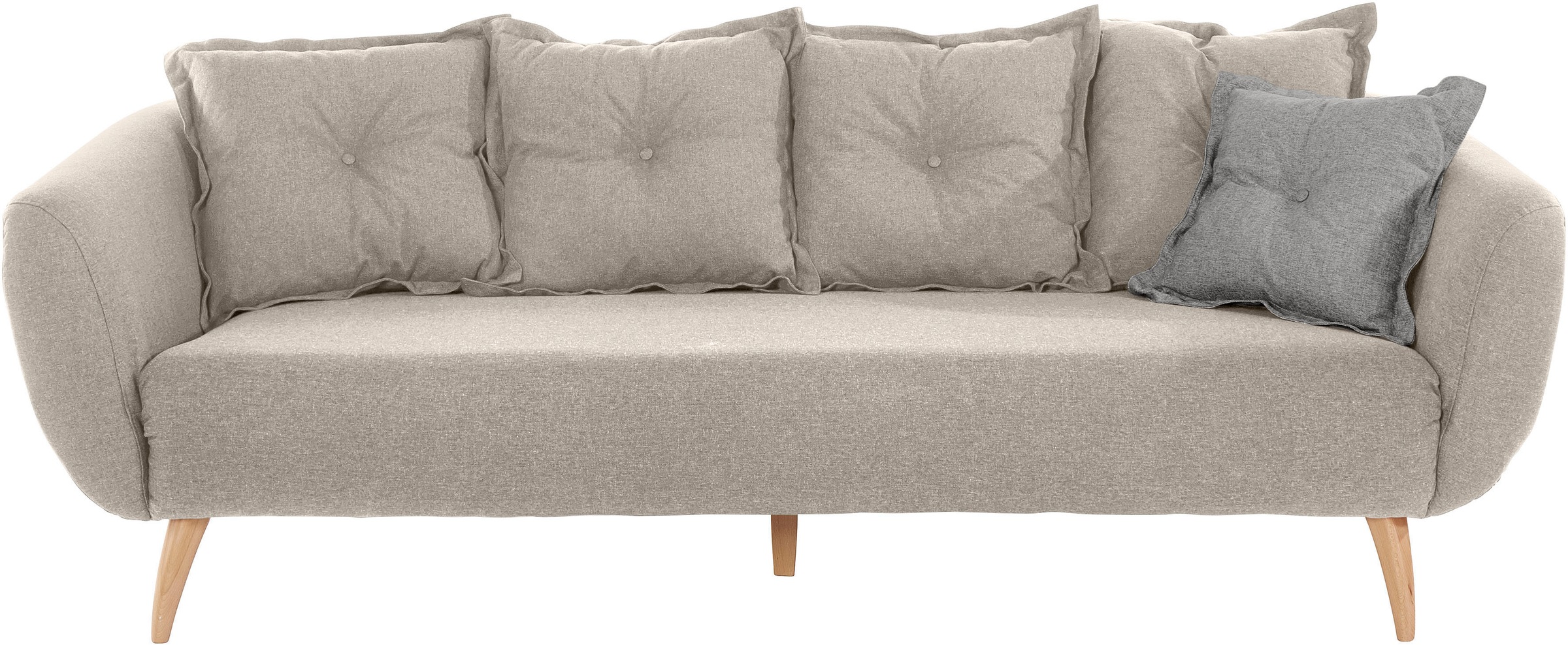 Home affaire 3-Sitzer »Baggio modern und romantisches Design, bequem« Zierk günstig online kaufen