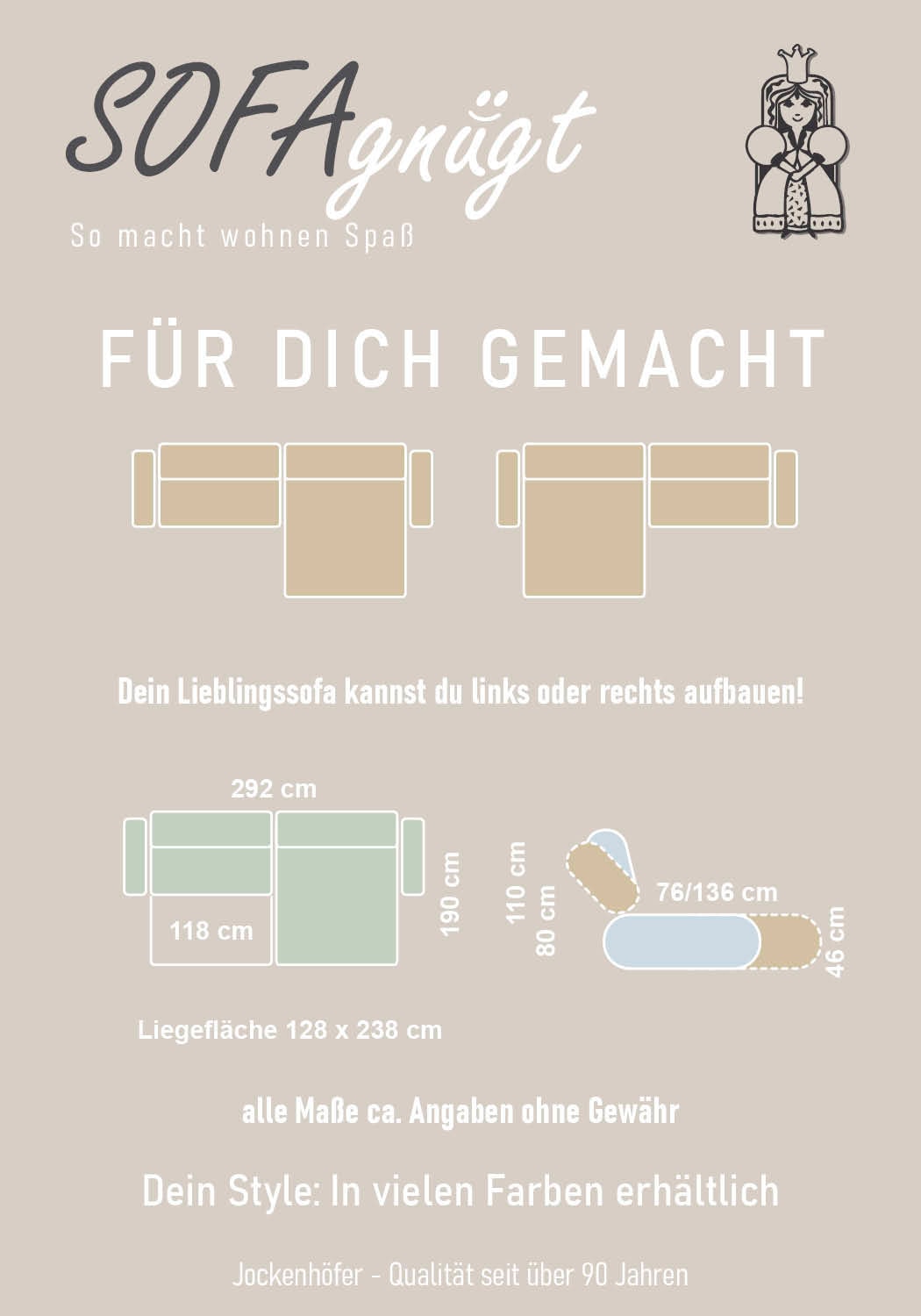 Jockenhöfer Gruppe Ecksofa »Racer L-Form, B: 290 cm, 60 cm elektrische Sitztiefenverstellung« USB-Ports, Kopfstützen verstellbar, Zierkissen, bis 140 kg/Sitz