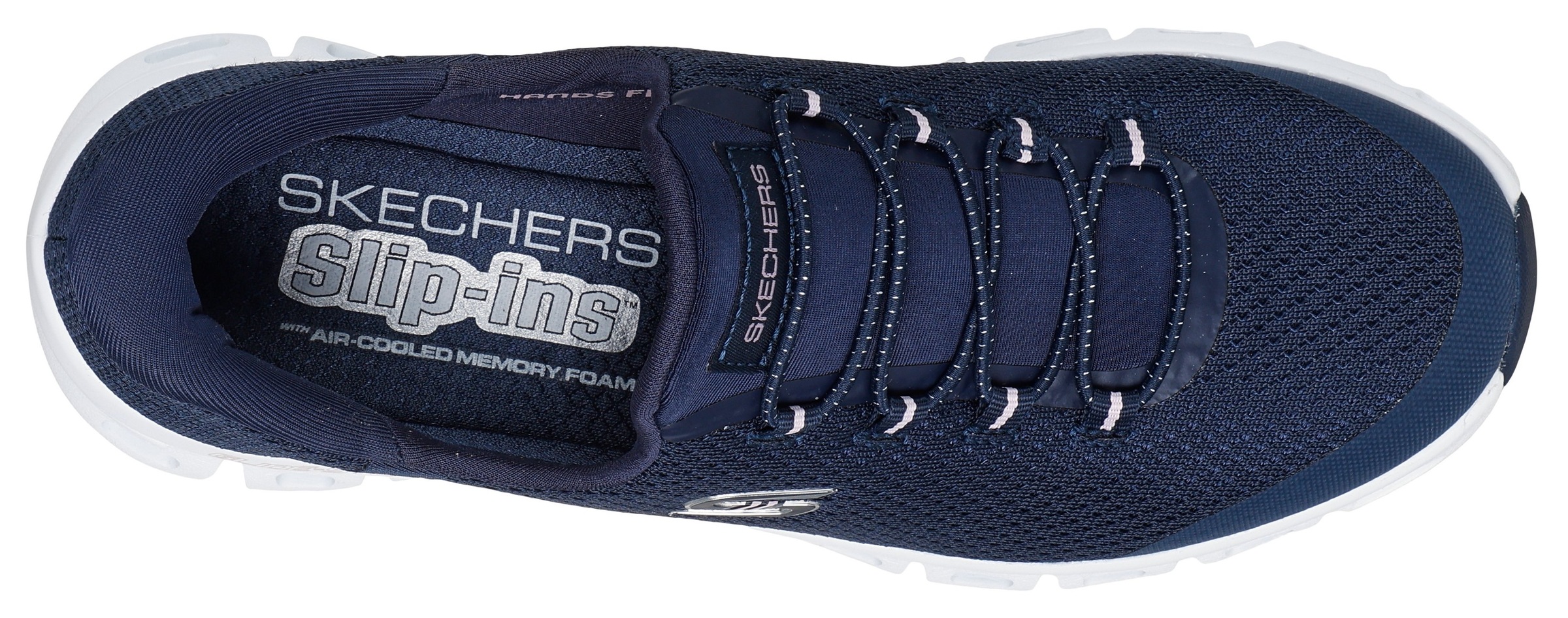 Skechers Slip-On Sneaker »GLIDE-STEP-PURSUIT«, Freizeitschuh mit elastischem Einstieg