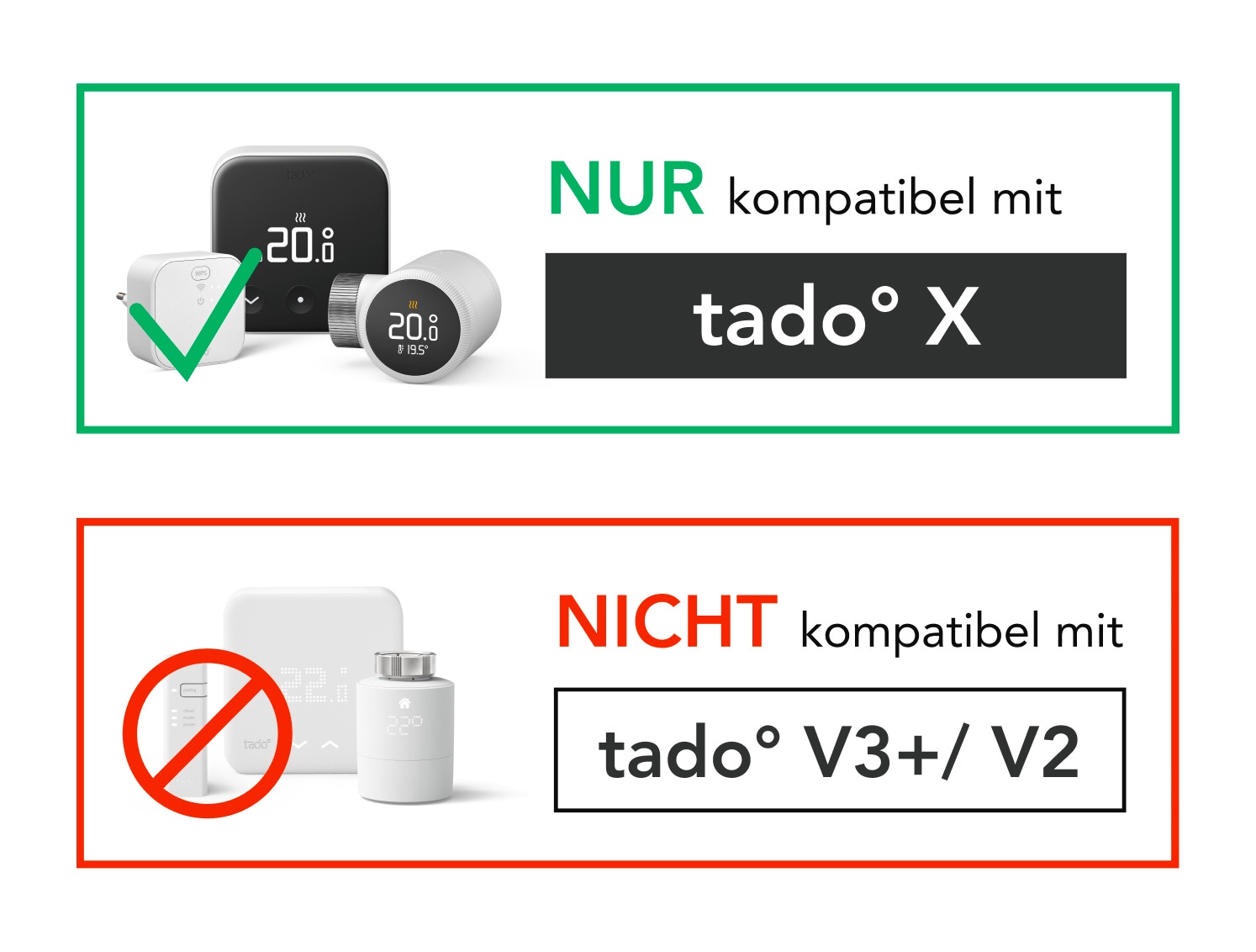 Tado Smart-Home-Zubehör »Wireless Smart Thermostat X - Starter Kit«