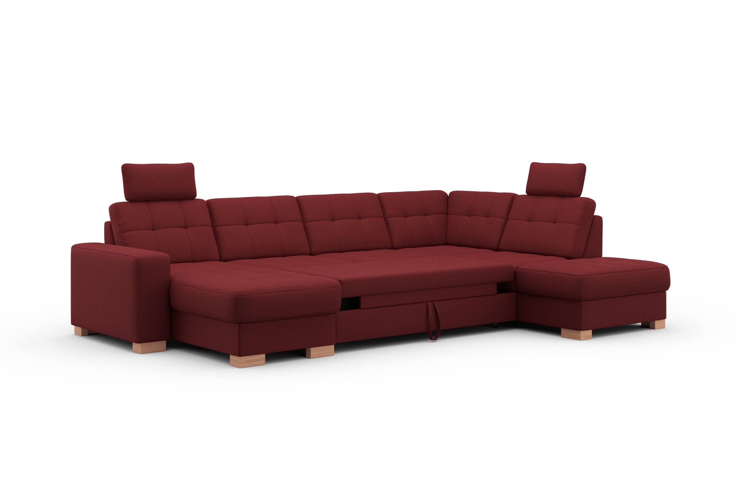 sit&more Wohnlandschaft »Quincy U-Form«, wahlweise mit Bettfunktion und Bettkasten