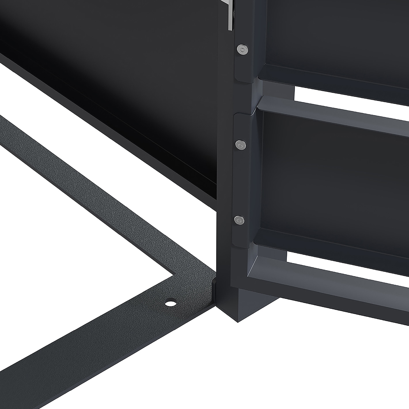 weka Mülltonnenbox »Gary« Metall pulverbeschichtet, für 3 Mülltonnen, BxTxH: 189,5x80x116 cm