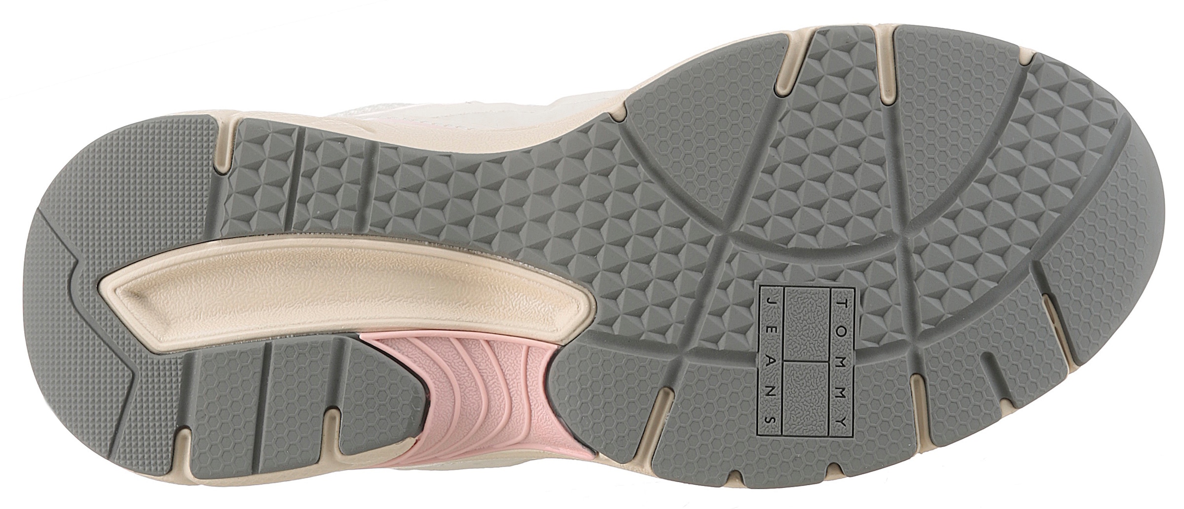 Tommy Jeans Keilsneaker »ARCHIVE'25«  , Plateau, Freizeitschuh, Halbschuh, Schnürer mit Kontrastbesatz