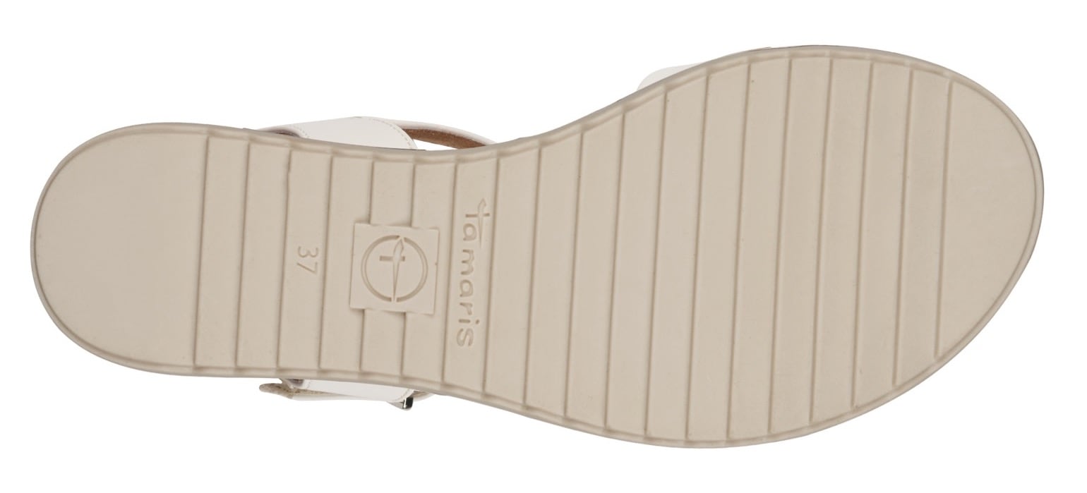 Tamaris Sandalette  , Keilabsatz, Sommerschuh, Riemchensandale mit Schnallenverschluss