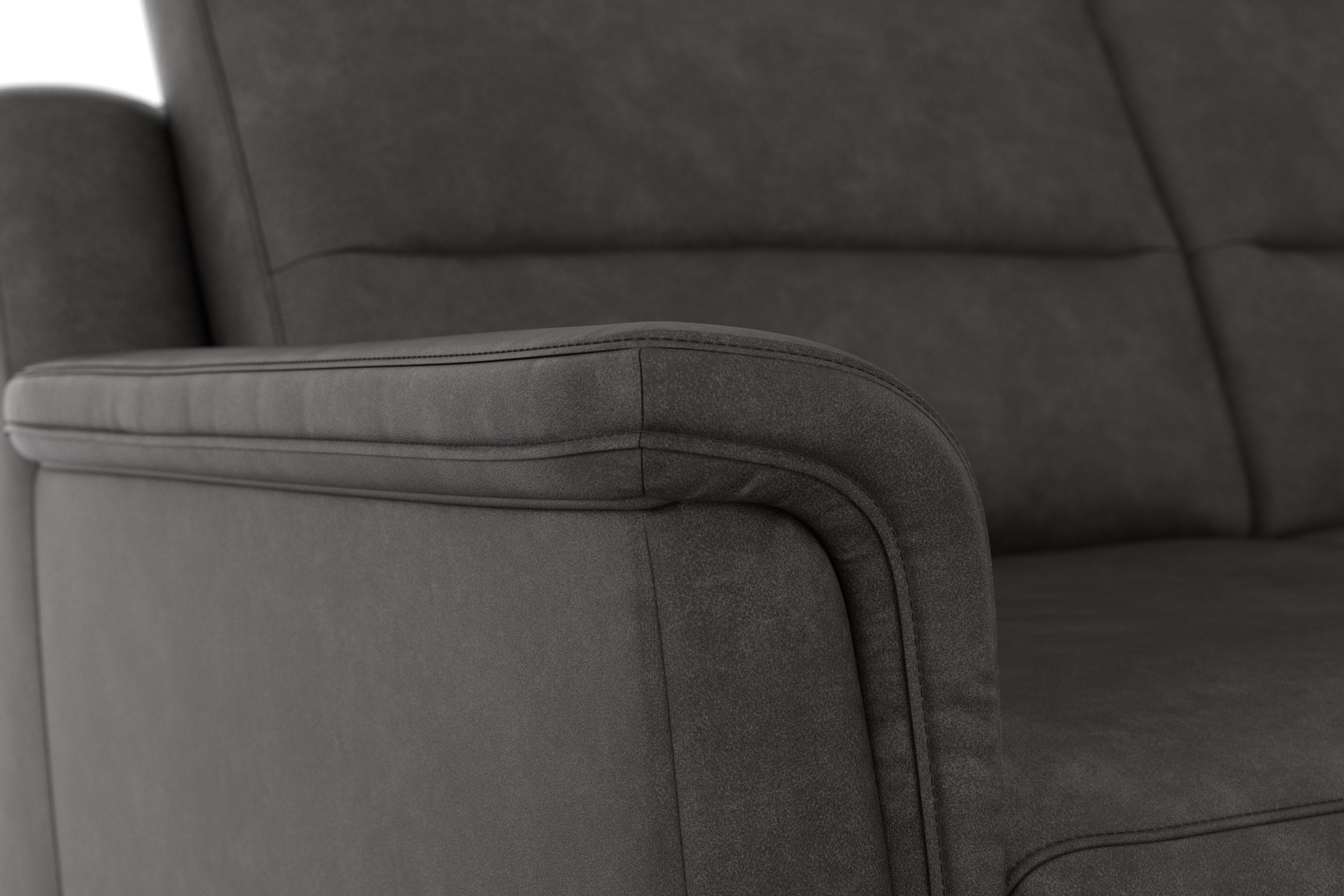 sit&more Ecksofa »Farö L-Form«, inklusive Federkern, wahlweise mit Bettfunktion und Bettkasten