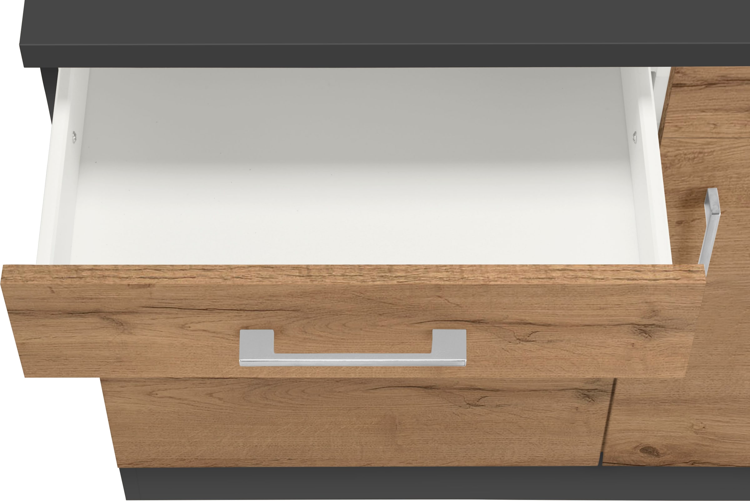 KOCHSTATION Küchenzeile »KS-Colmar«, mit E-Geräten, Breite 240 cm
