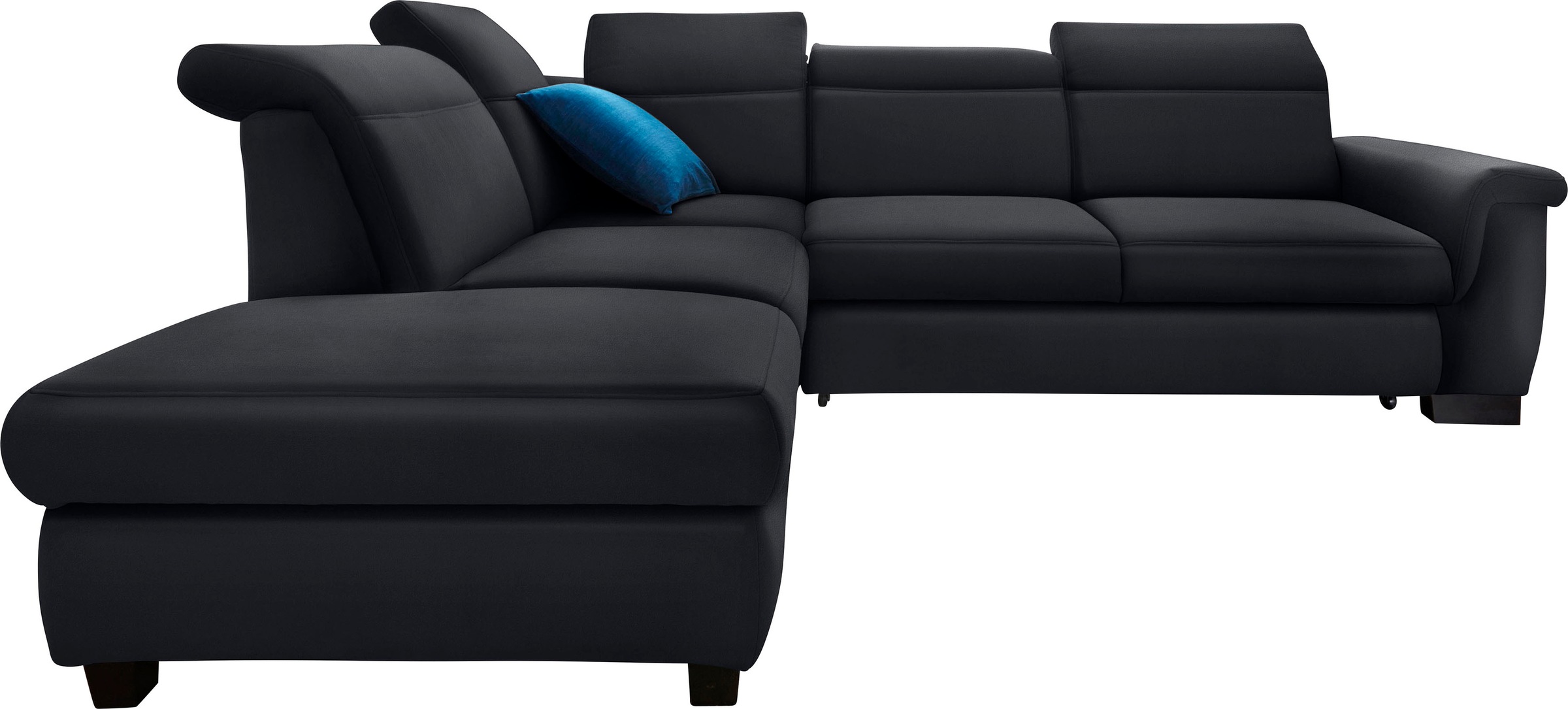 DOMO collection Ecksofa "Sully L-Form", wahlweise mit Bettfunktion und Kopf günstig online kaufen