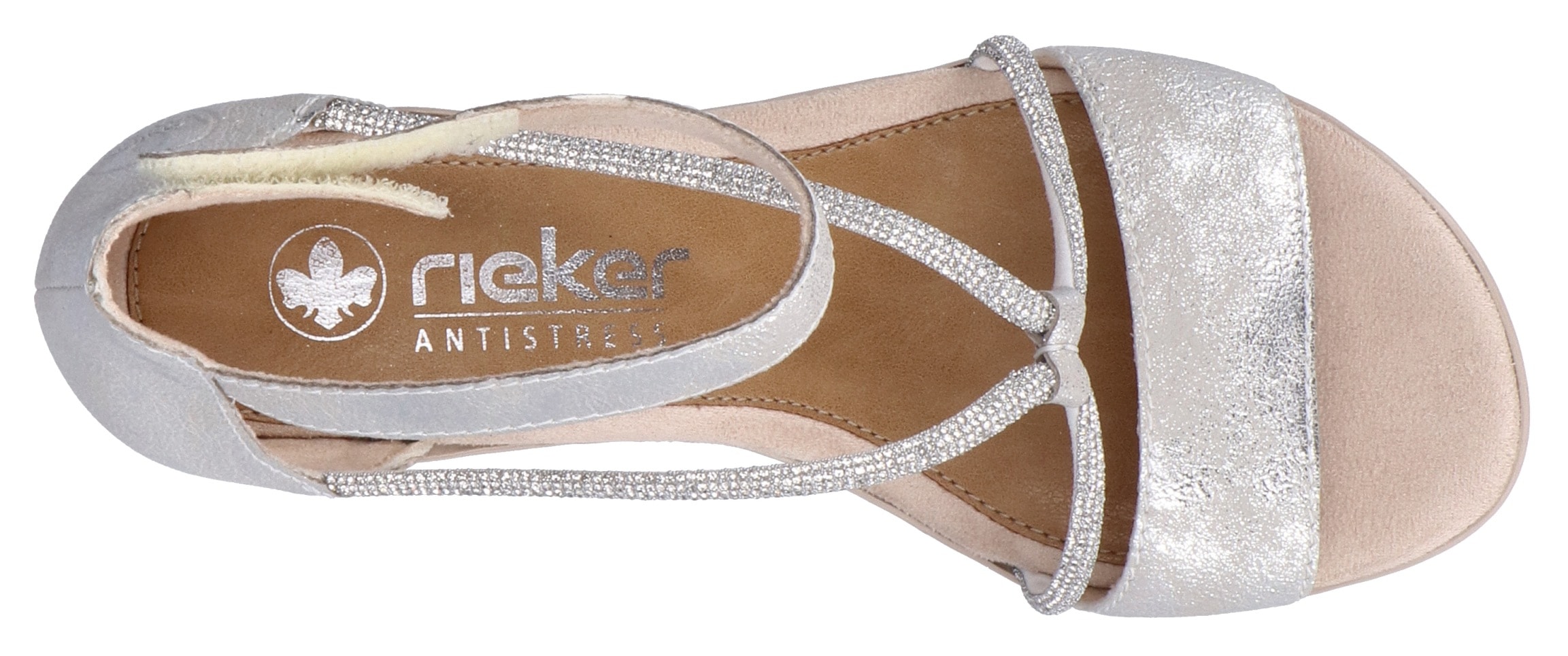 Rieker Sandalette  Sommerschuh, Sandale, Blockabsatz, mit praktischem Klettverschluss