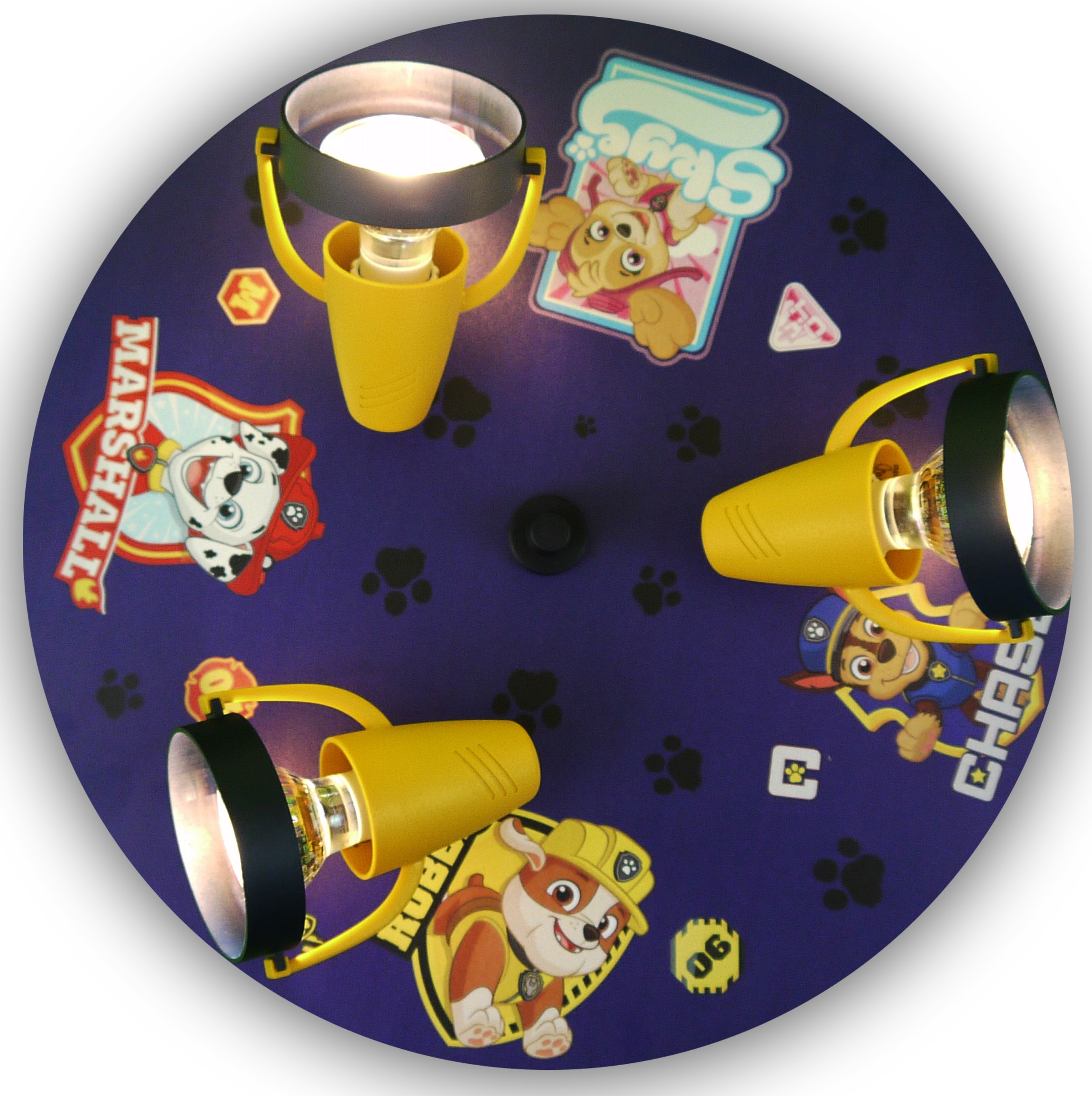 niermann Deckenleuchte »Paw Patrol«, 3 flammig, Leuchtmittel GU10 | ohne Leuchtmittel, Strahler Paw Patrol - Pawsitive Pups