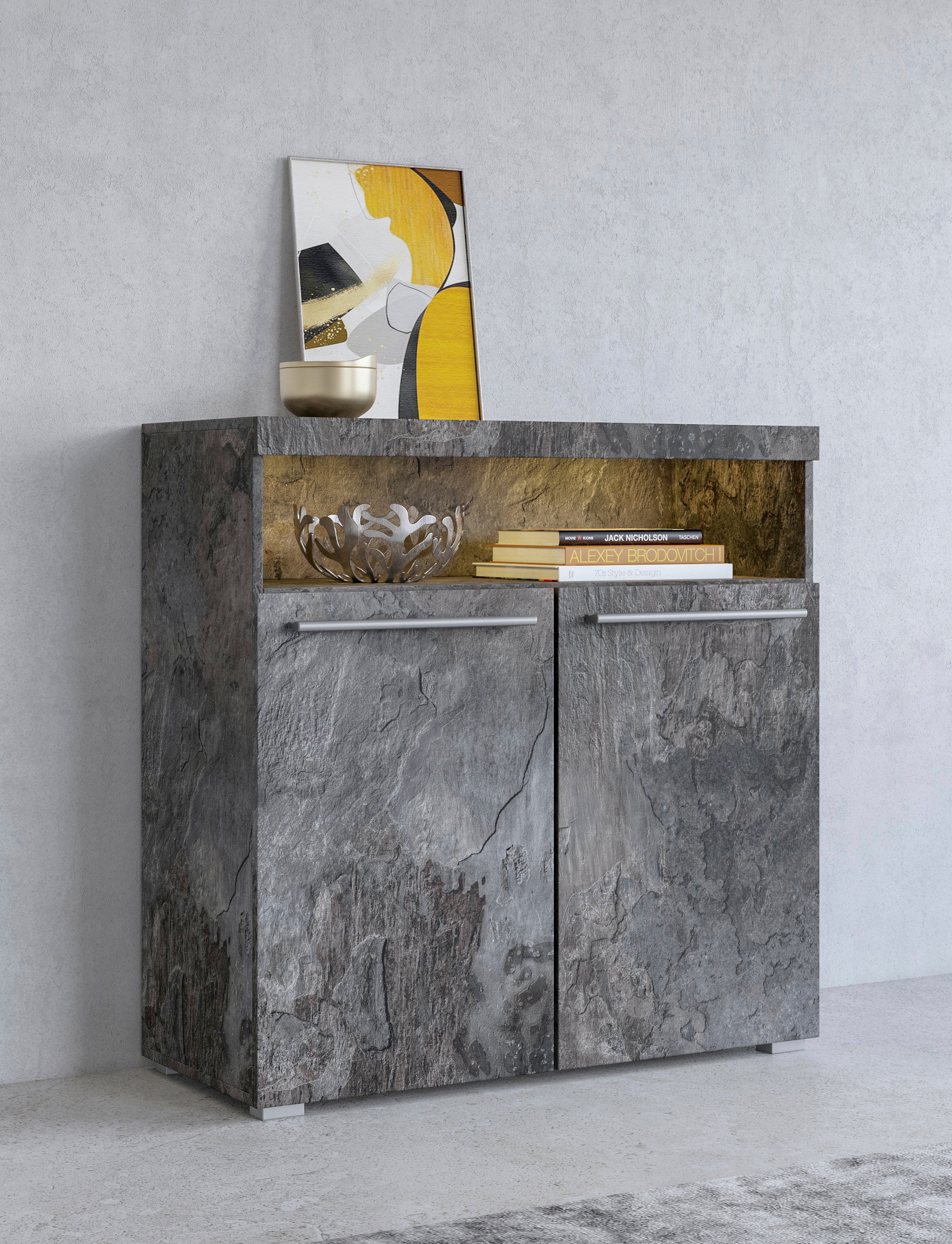INOSIGN Kommode "India, Breite 91cm, stilvolle Anrichte mit 2 Türen und off günstig online kaufen