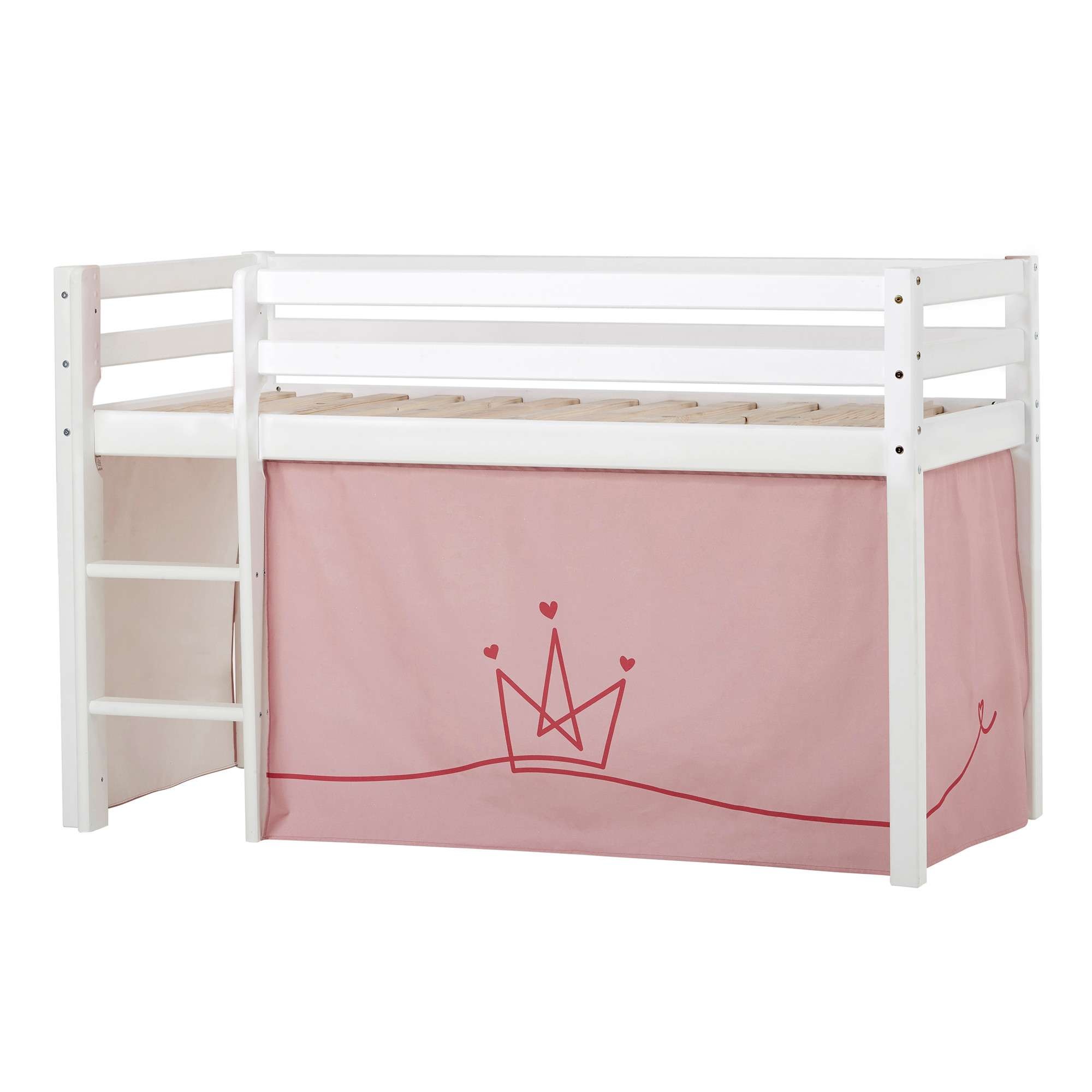 Hoppekids Hochbett "ECO Dream, Kinderbett, Spielbett, Halbhohes Bett aus Ma günstig online kaufen