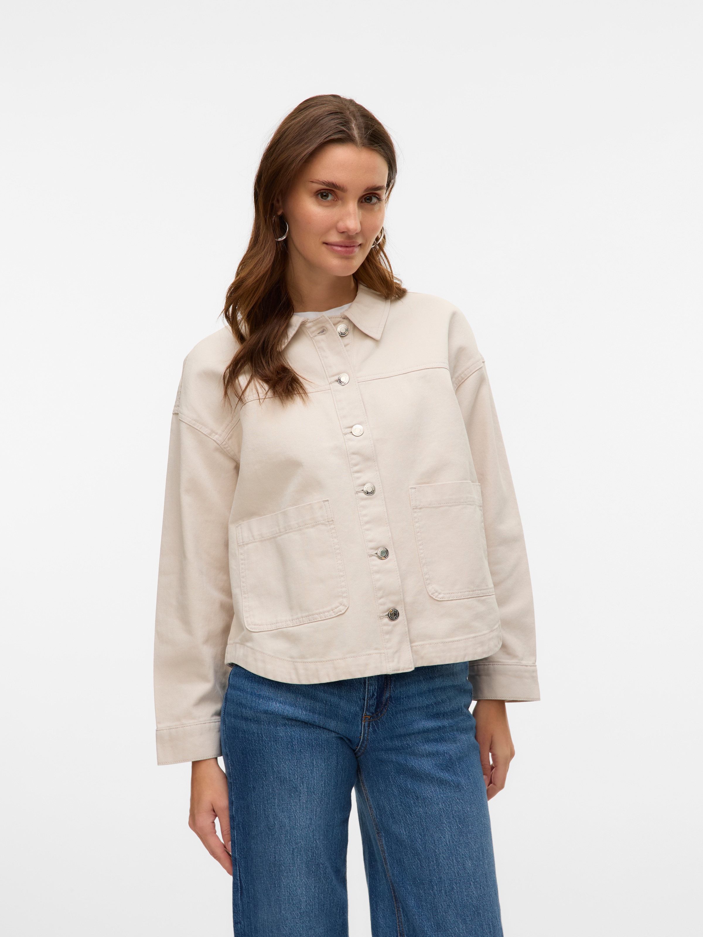 Vero Moda Jeansjacke »VMJAMIE LS DENIM SHACKET MIX NOOS«