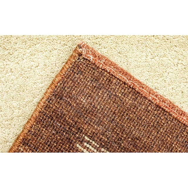 morgenland Wollteppich »Gabbeh Teppich handgeknüpft beige«, rechteckig,  handgeknüpft bequem und schnell bestellen