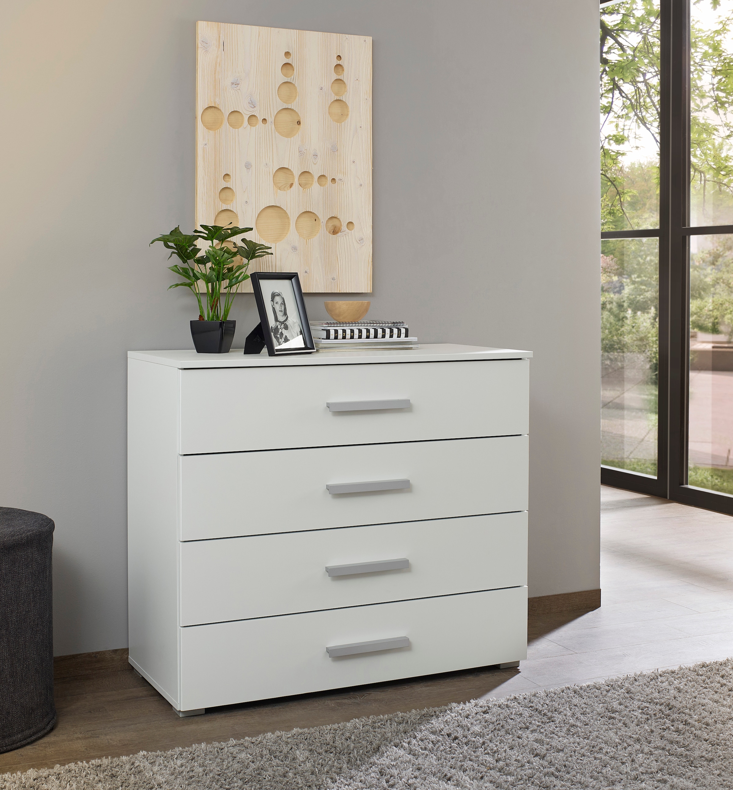 rauch Schubkastenkommode »Sideboard Kommode Schubkastenkommode KOLUNA«, Breite 93 cm mit 4 großen Schubladen für viel Stauraum MADE IN GERMANY