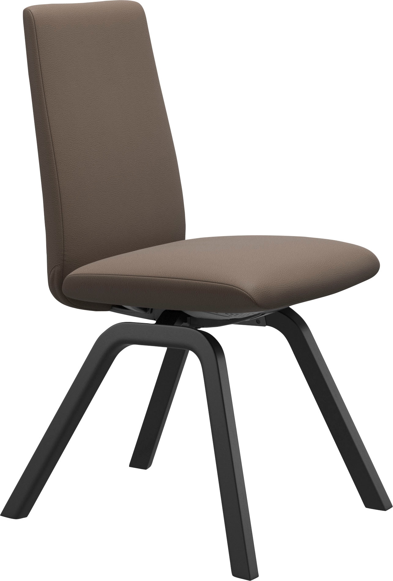 Stressless® Polsterstuhl »Laurel«, Leder BATICK, Low Back, Größe M, mit schräggestellten Beinen in Schwarz