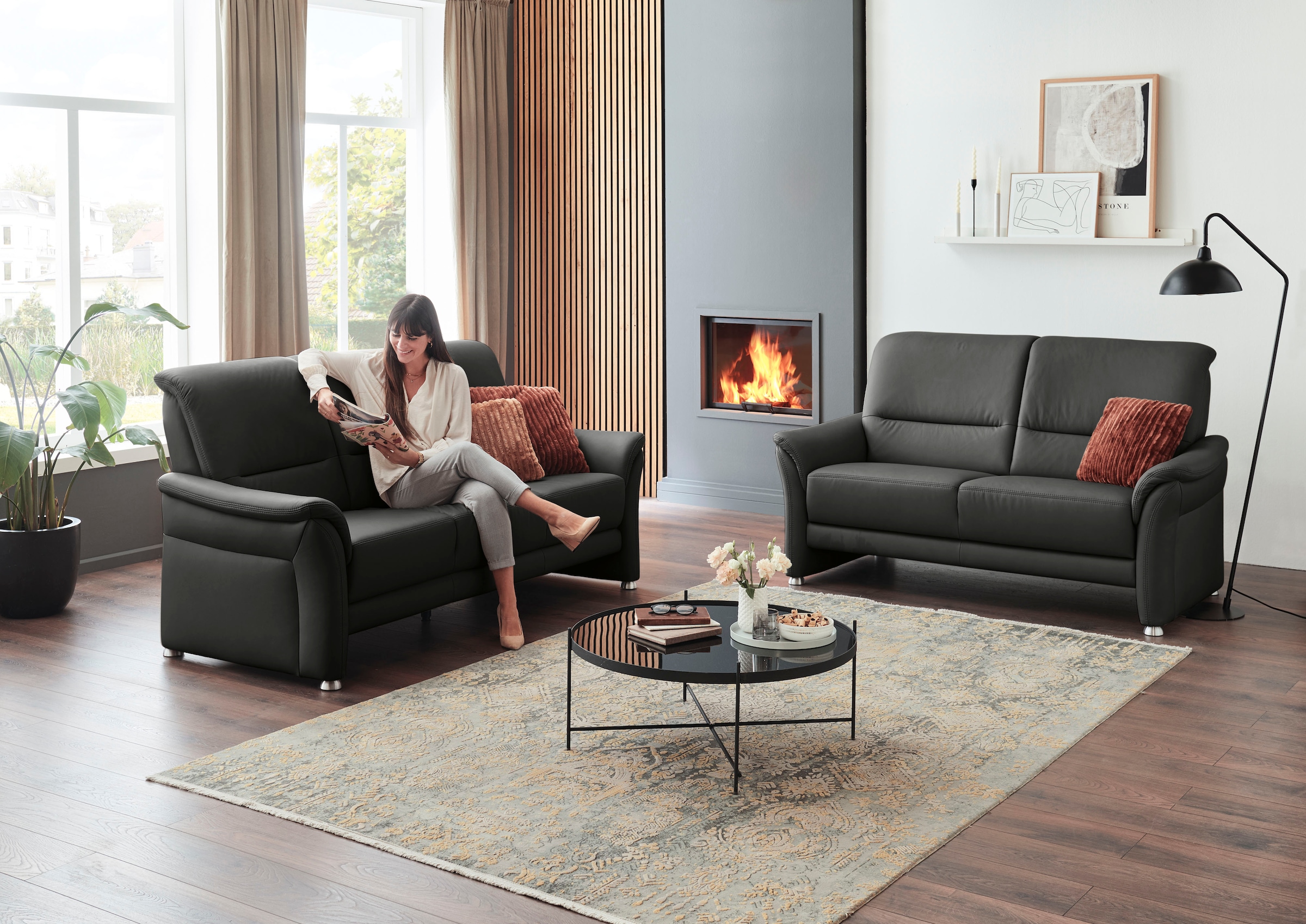 Die PlanBar 3-Sitzer »PN-PF23182« Federkernpolsterung, wahlweise mit motorischer Vorziehbank