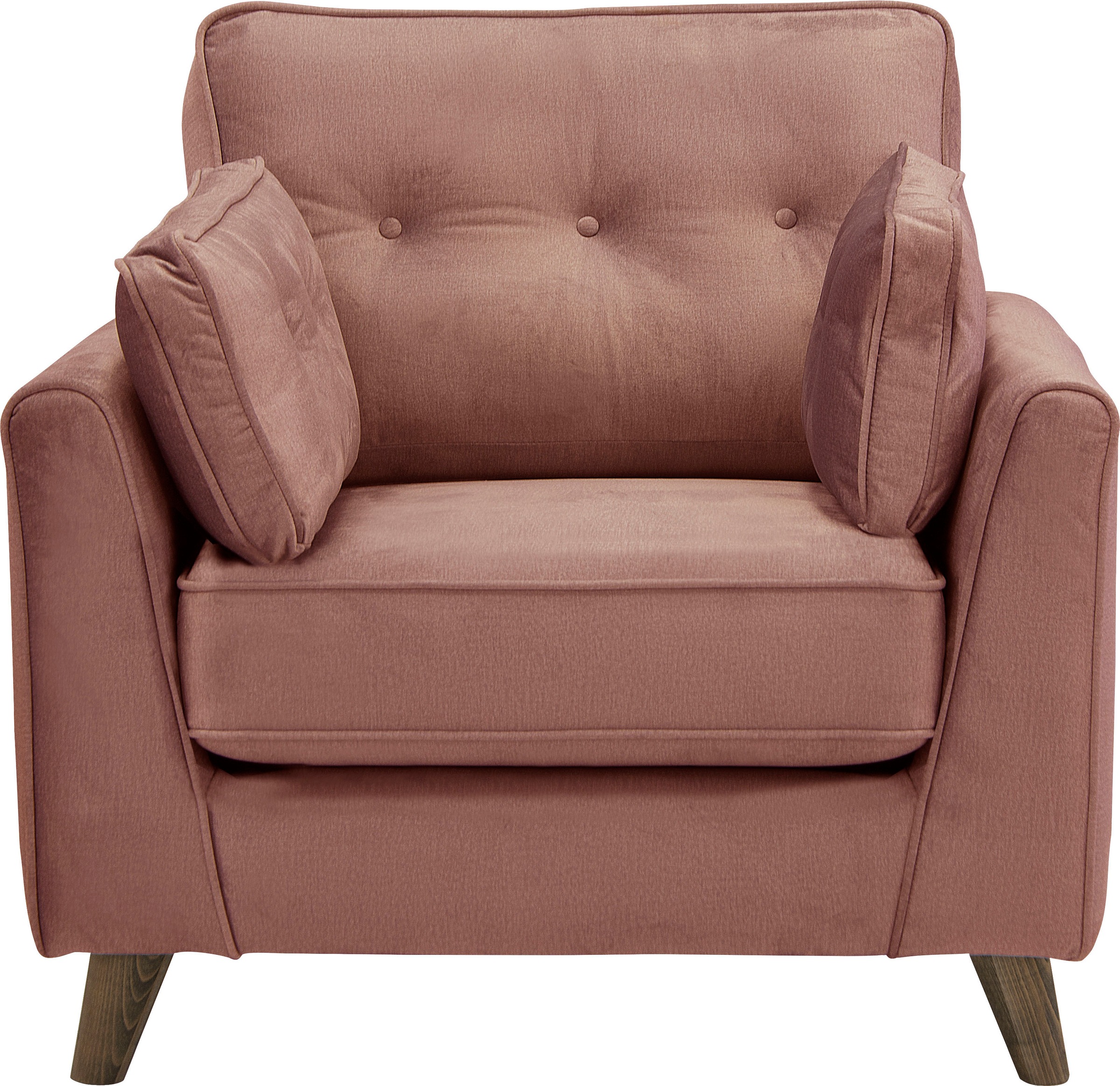 Home affaire Sessel »Copenhagen« feiner Keder, Kopfheftung im Rücken und Ar günstig online kaufen