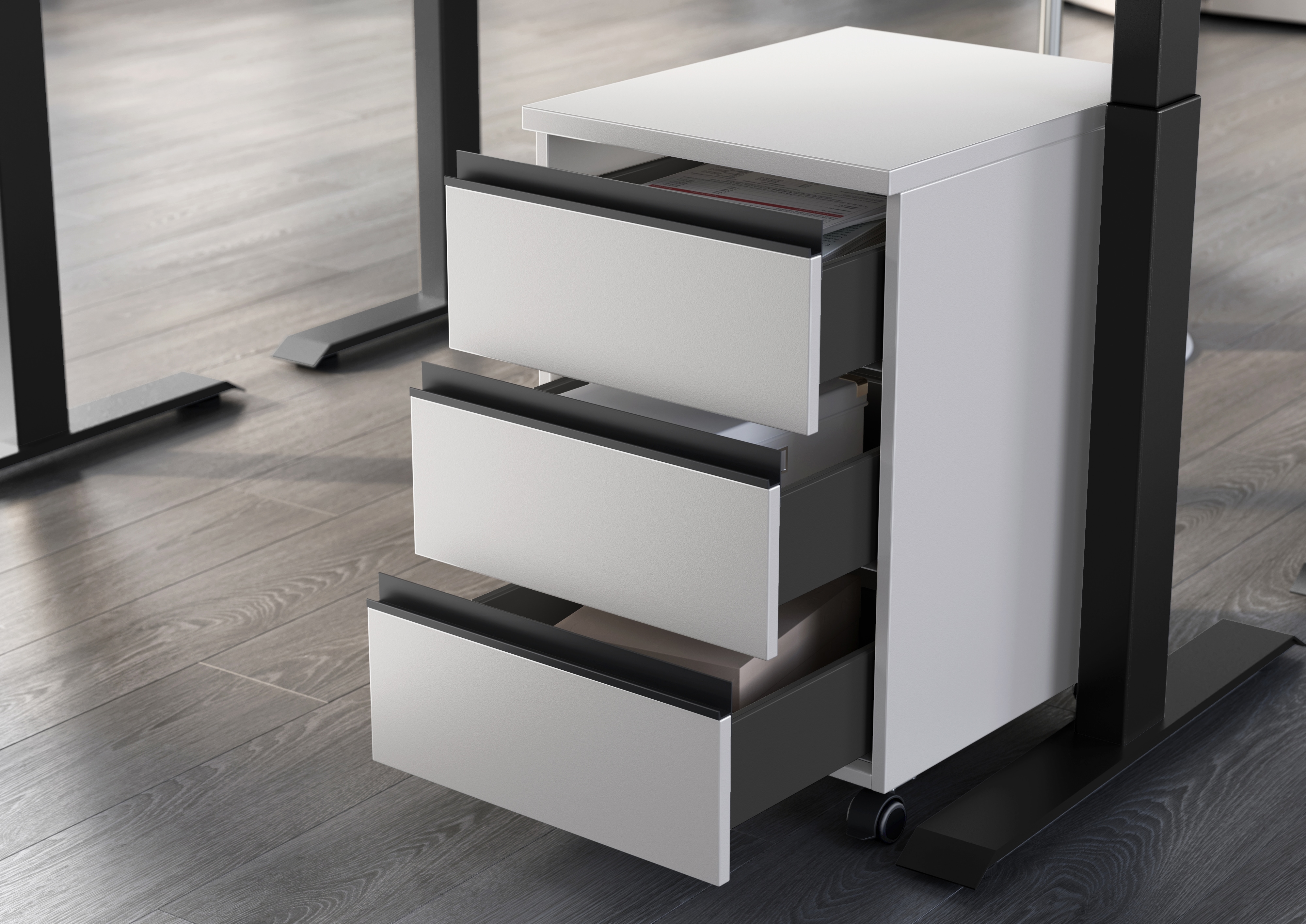 GERMANIA Rollcontainer "Lemont" mit feststellbaren Laufrollen günstig online kaufen