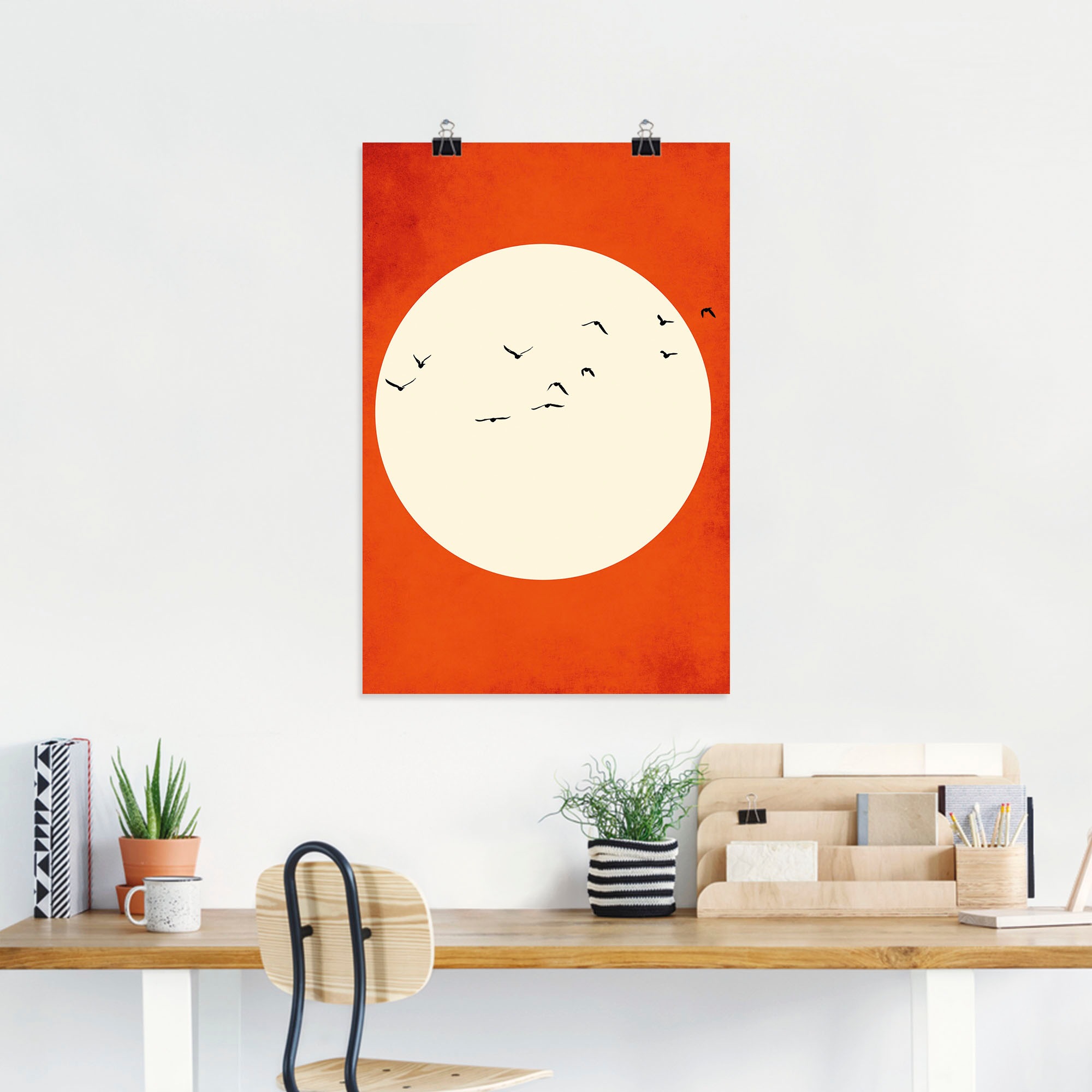 Artland Poster »Wärmende Gefühle« Himmelsbilder 1 Stk. tlg. als Alubild, Le günstig online kaufen