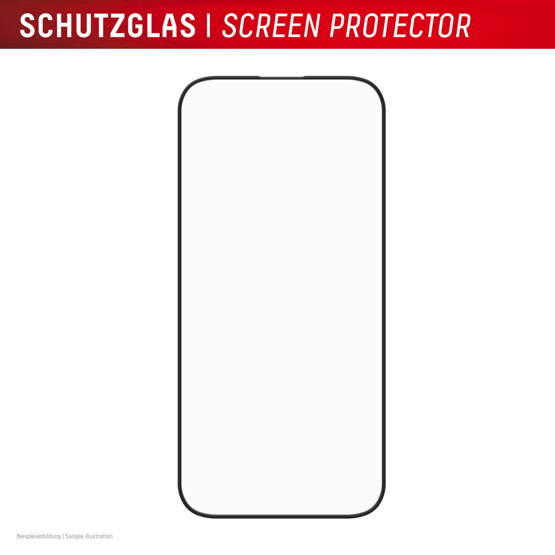 Displex Displayschutzglas »Premium Glass Full Cover« für Apple iPhone 16 1 Stk. tlg. Displayschutzfolie, Schutzfolie, Bildschirmschutz, kratz- & stoßfest