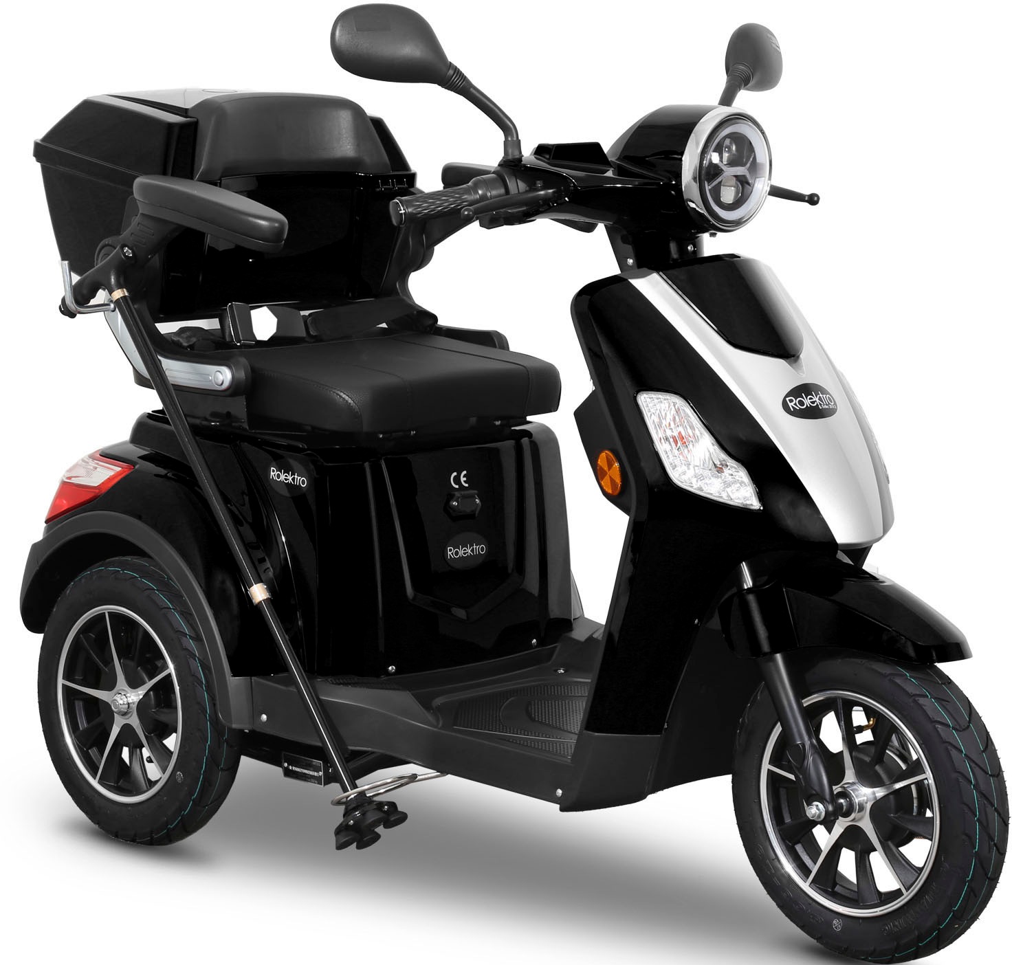 Rolektro Elektromobil »E-Trike 25 V.2, Blei-Gel-Akku«, 1000 W, 25 km/h, (mit  Topcase) jetzt im %Sale
