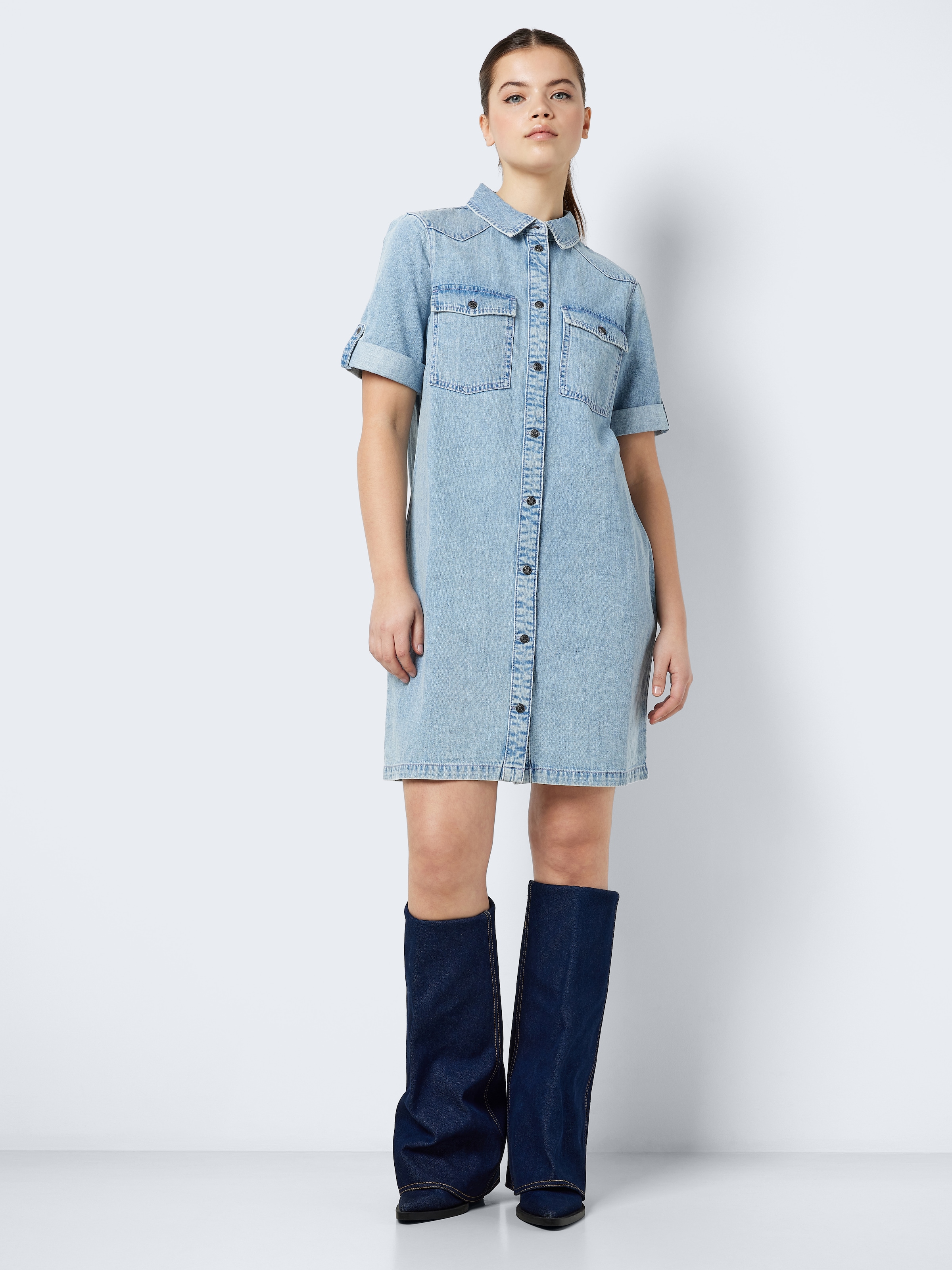Noisy may Jeanskleid »NMNEW SIGNE S/S DENIM DRESS VI003LB NOOS«