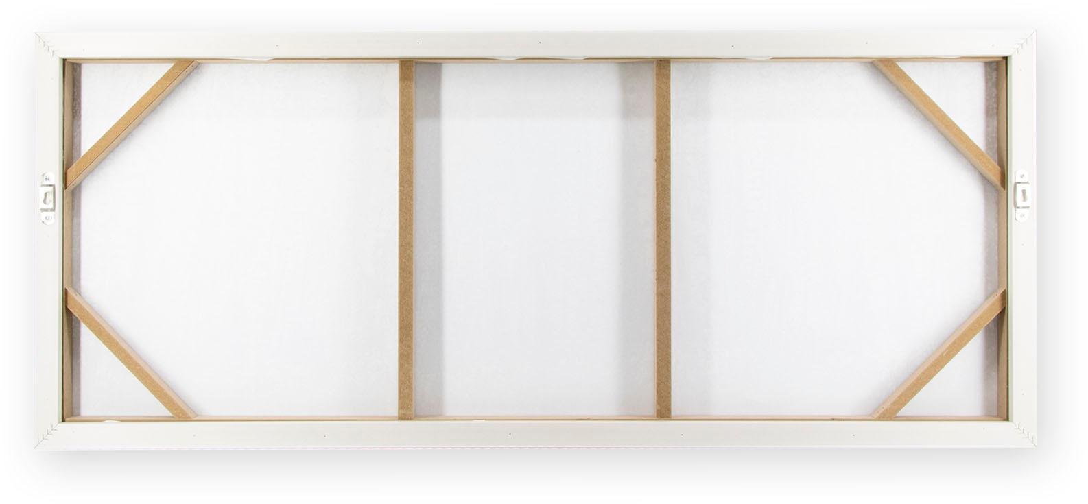 Art for the home Leinwandbild »Birkenholz« 1 Stk. tlg. Handgemalt Wandbild Gold Metallic 100x40cm