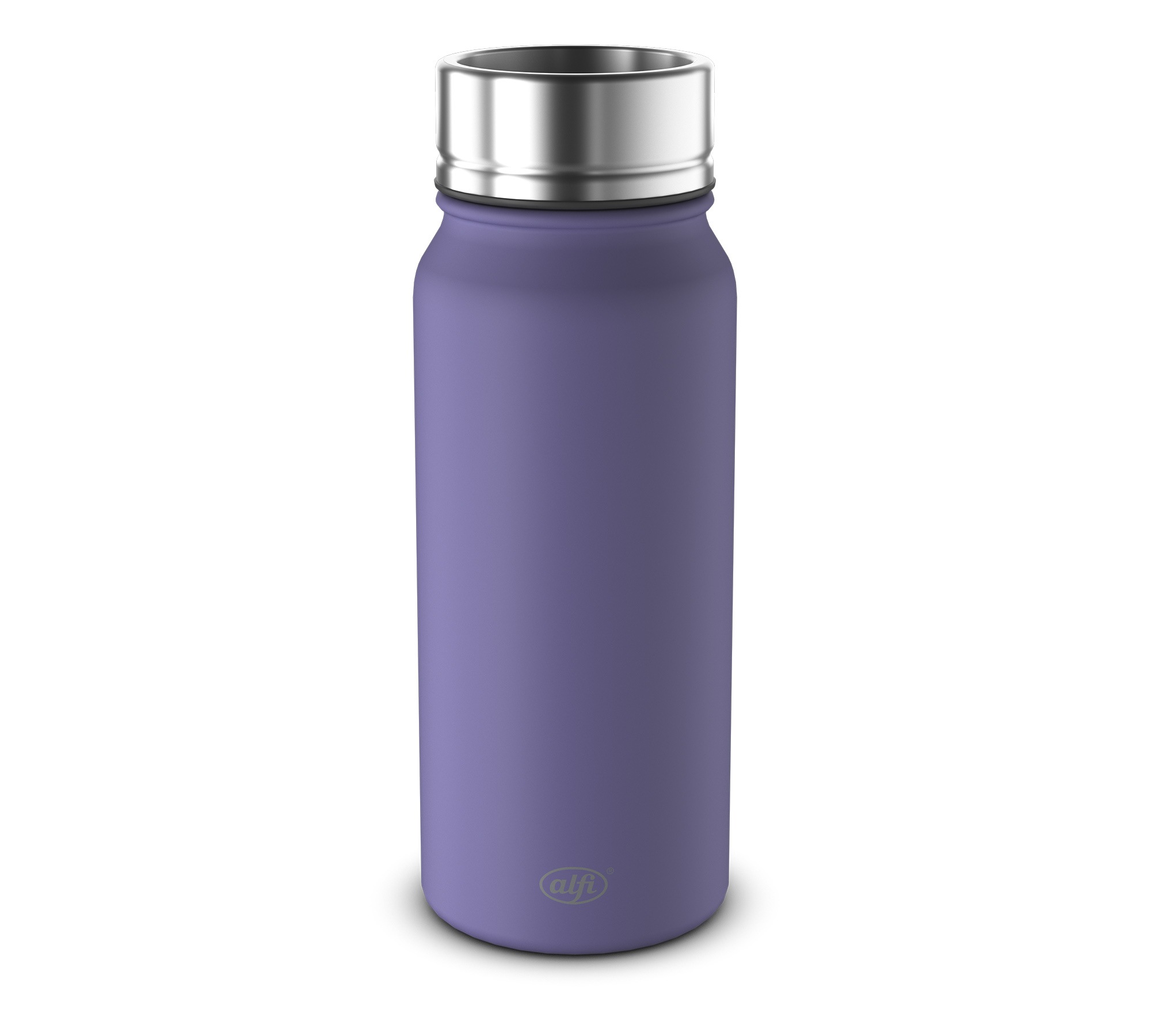 Alfi Thermobecher »PURE DRINKING MUG, absolut dicht, spülmaschinenfest« 0,50l, 9h heiß & 18h kalt, mit Druckknopf, Pulverbeschichtung