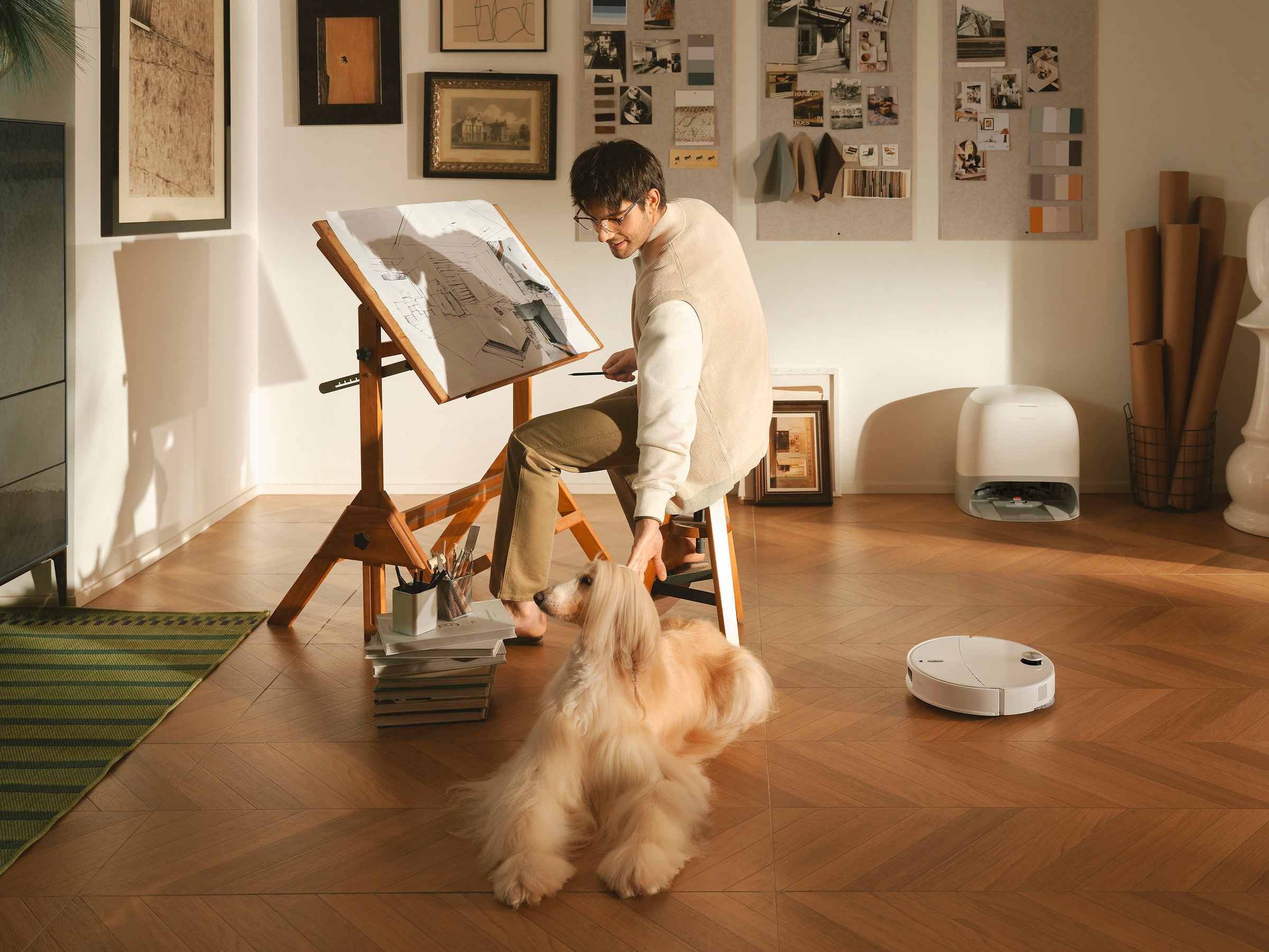 Roborock Nass-Trocken-Saugroboter »Qrevo Curv 2 Pro mit Wischfunktion« FlexiArm Design Seitenbürste, DuoDivide Bürste, autom. Moppreinigung.