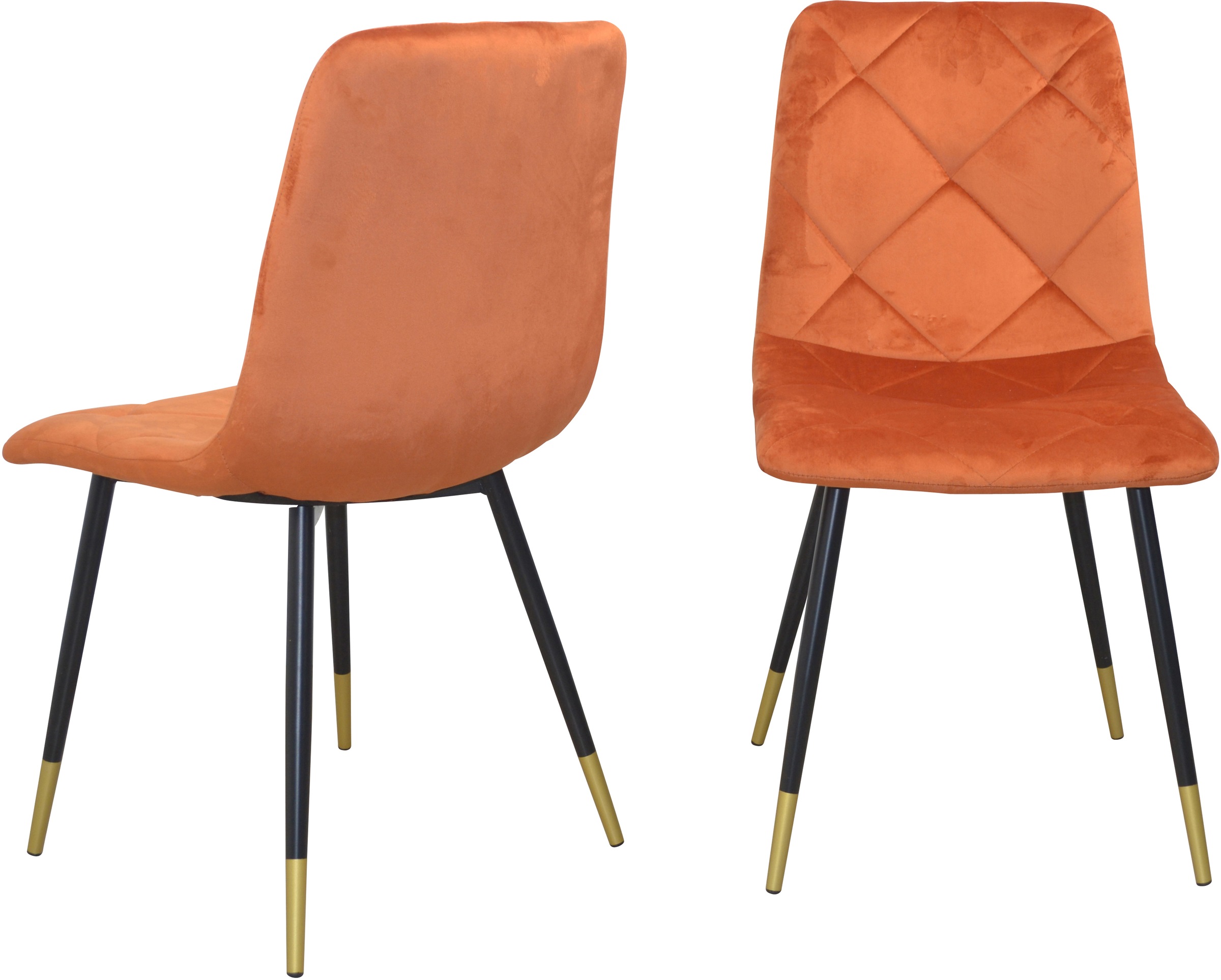 HOFMANN LIVING AND MORE Polsterstuhl, (Set), 2 St., Samtoptik-Polyester