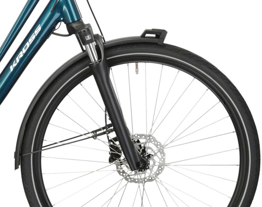 Kross E-Bike »E-Citybike Sentio Hybrid 5.0 28 Zoll blau«, 7 Gang, Shimano, NEXUS, Mittelmotor 250 W, Pedelec, Elektrofahrrad für Damen und Herren