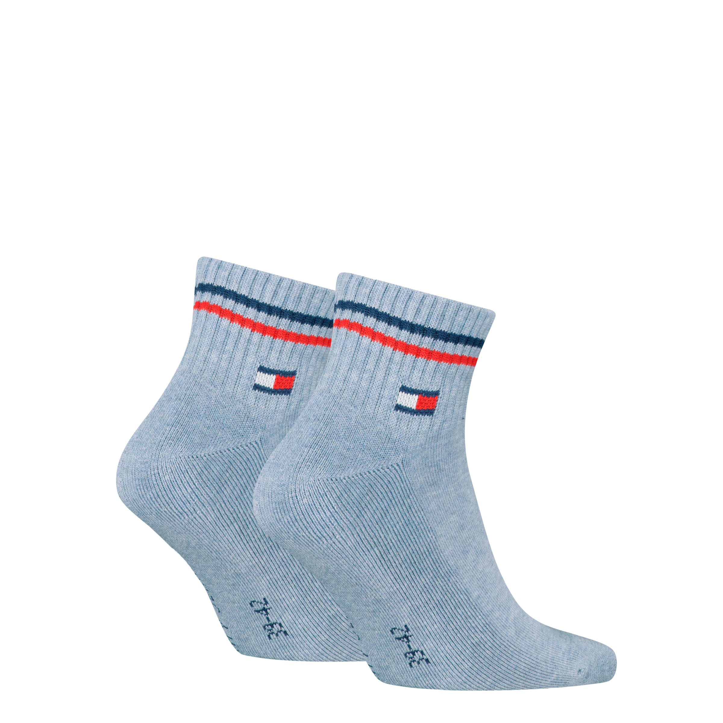 Tommy Hilfiger Kurzsocken »TH UNI TJ QUARTER 2P ICONIC« 2 Paar,  Half-Terry-Sohle für zusätzlichen Komfort