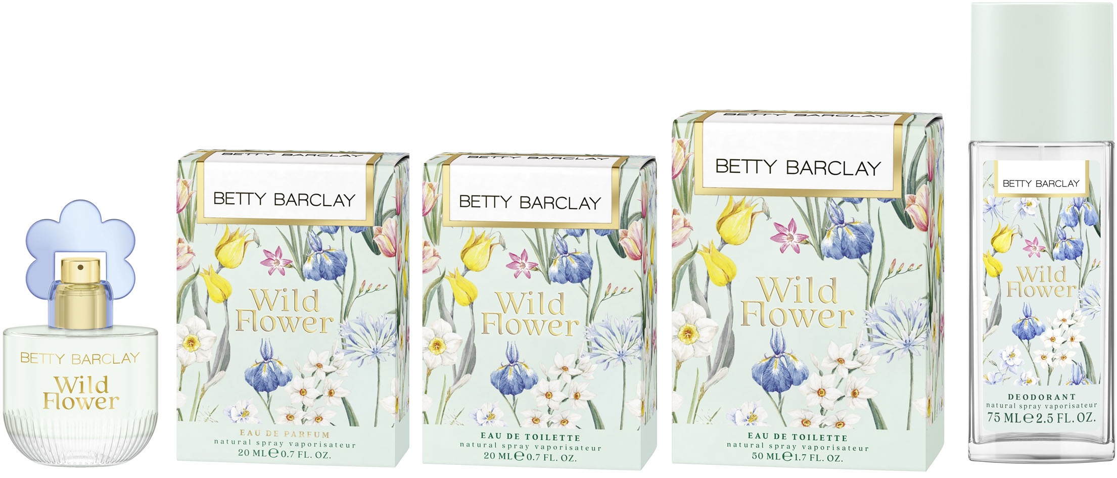 Betty Barclay Eau de Toilette »Betty Barclay Wild Flower EDT NATURAL SPRAY 50 ML« Packung, 1 Stk. mit starkem Charakter