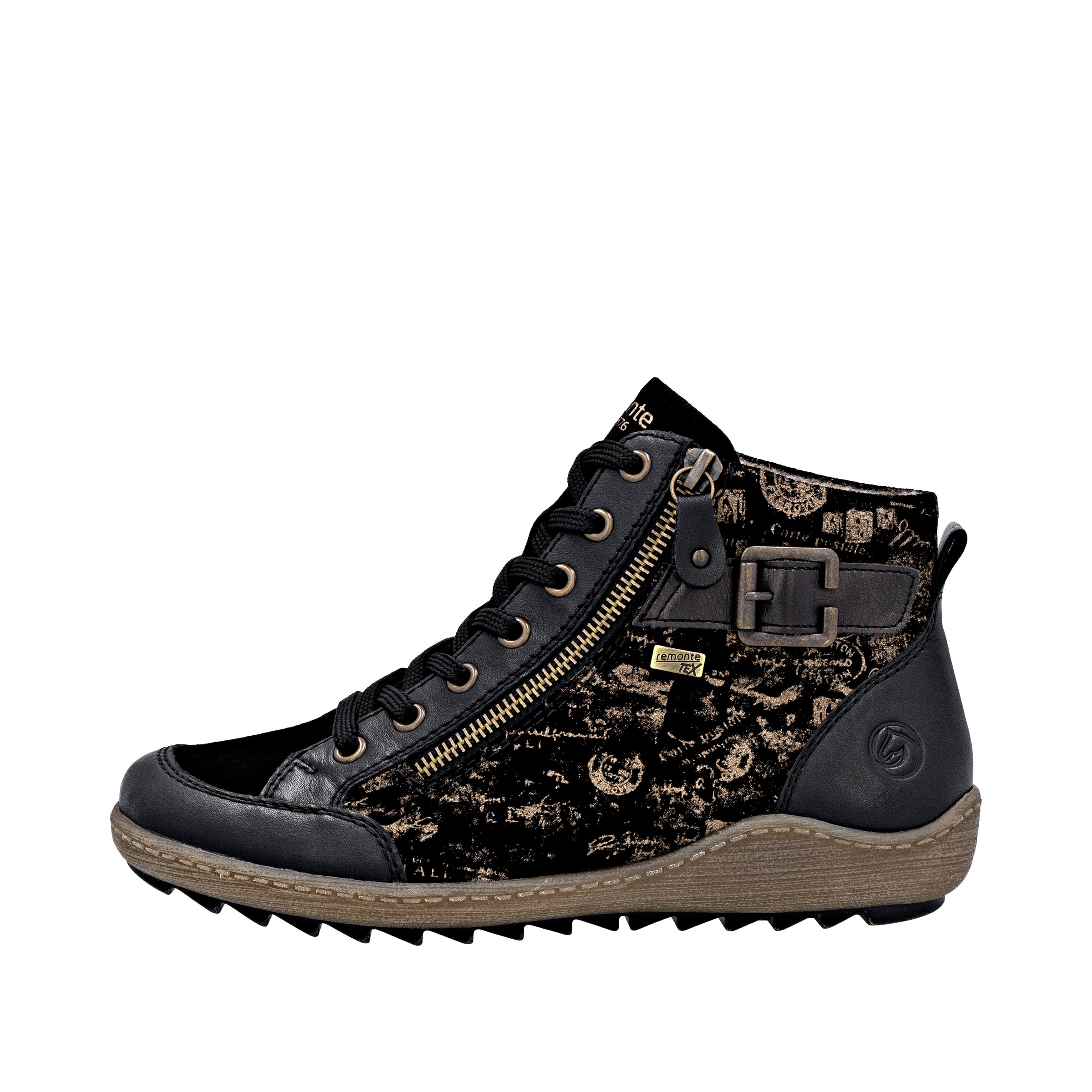 Remonte Schnürboots, Winterboots, Stiefelette, Casual Boots, wasserabweisende TEX-Membran