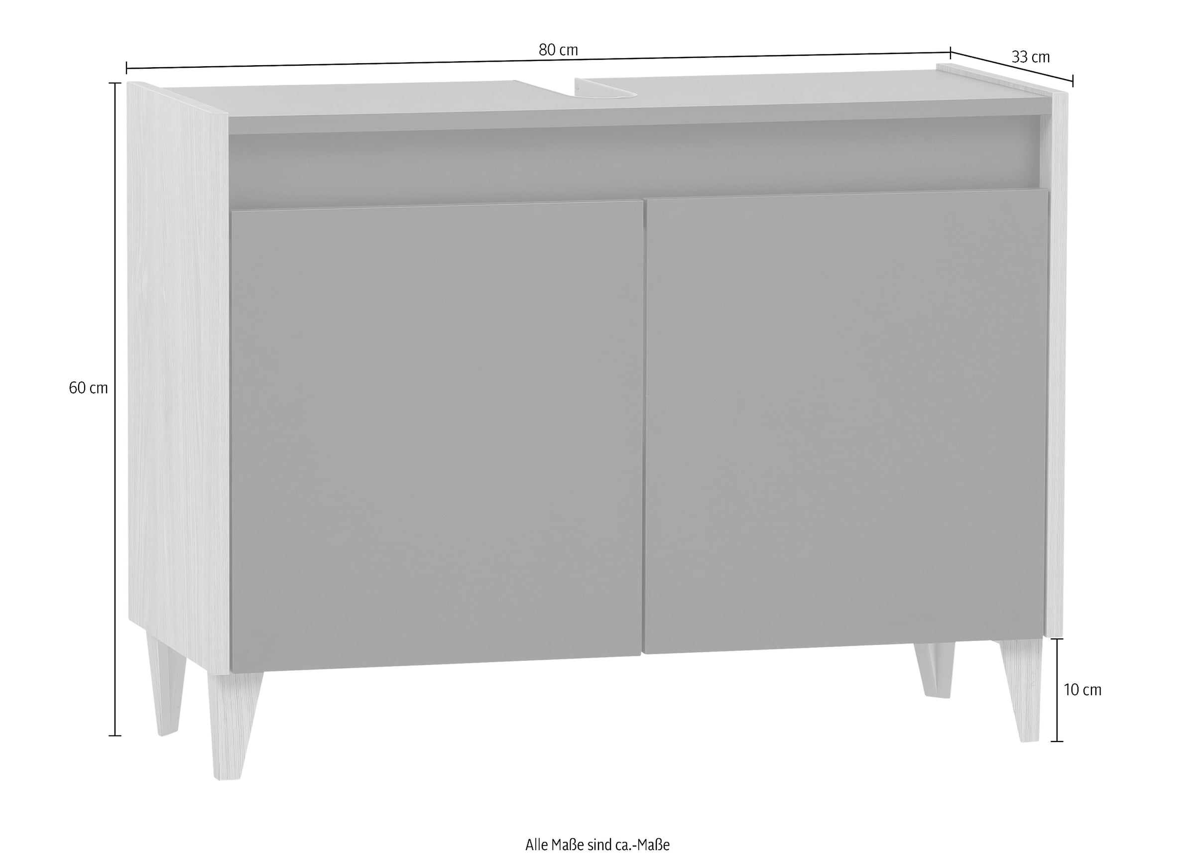 Schildmeyer Waschbeckenunterschrank »Elba«, Breite cm bestellen 80,0 im Online-Shop