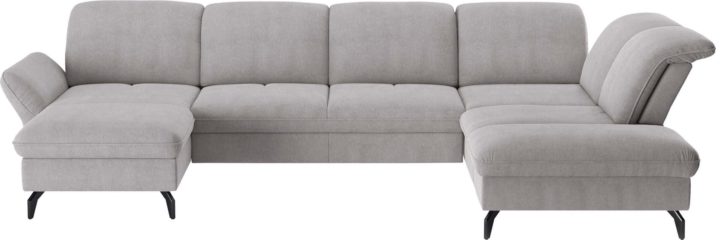 sit&more Wohnlandschaft Leandro U-Form, Wahlweise mit Bett-, Kopfteil - und günstig online kaufen