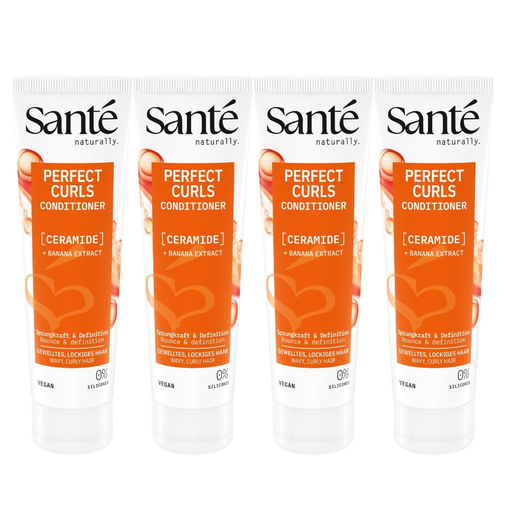 SANTE Haarspülung »Perfect Curls Conditioner« Haarspülung, mit Kokosöl, Avocadoöl und Rizinusöl
